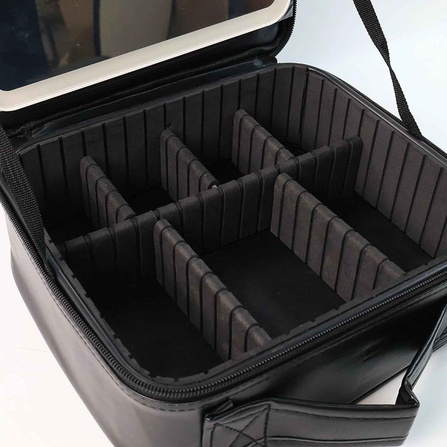 Black Premium Led Light Makeup Organizer Box (1 Pc) - 69KART