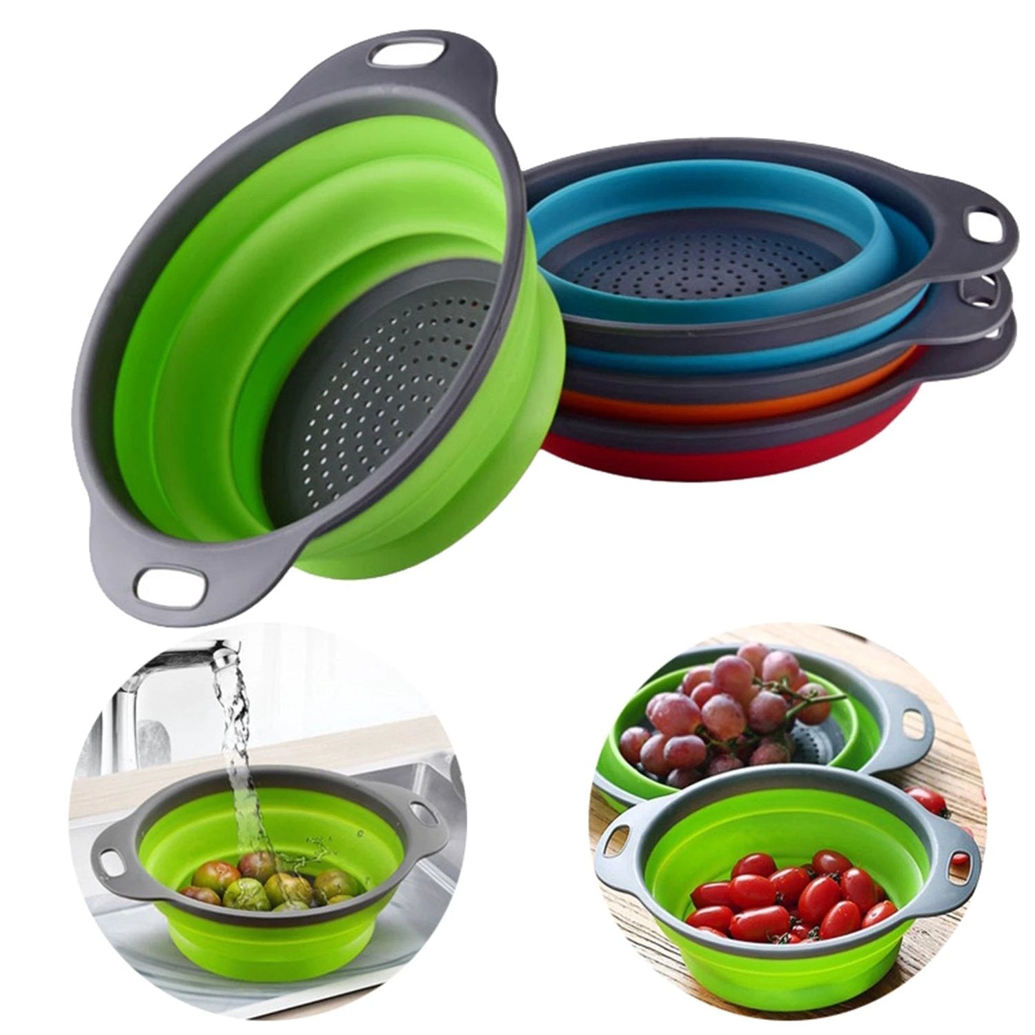 2712 Round Sili Strain Used In All Kinds Of Household And Official Kitchen Purposes As A Foldable Utensil. by Wukusy