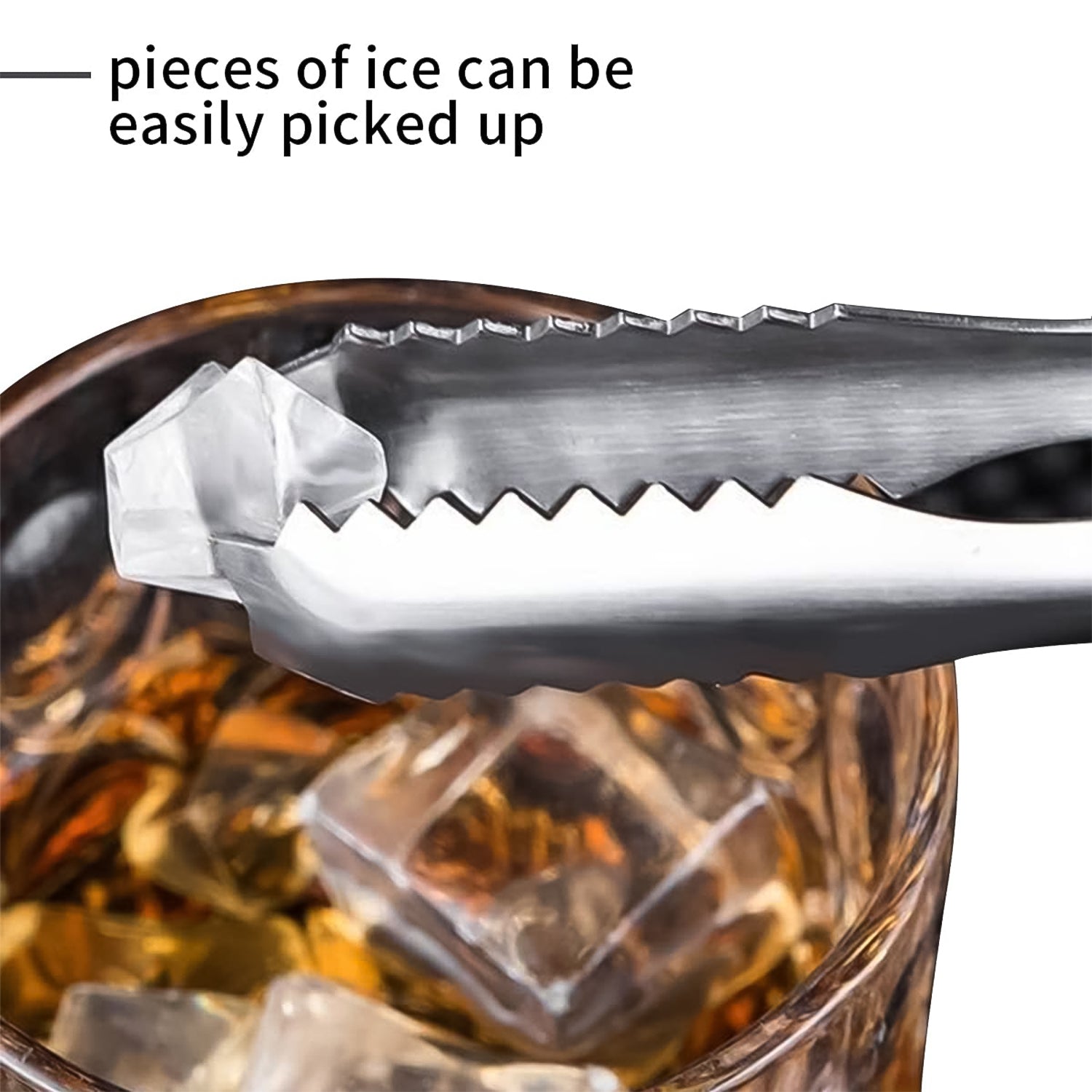 Stainless Steel Tong For Ice Cubes Sugar