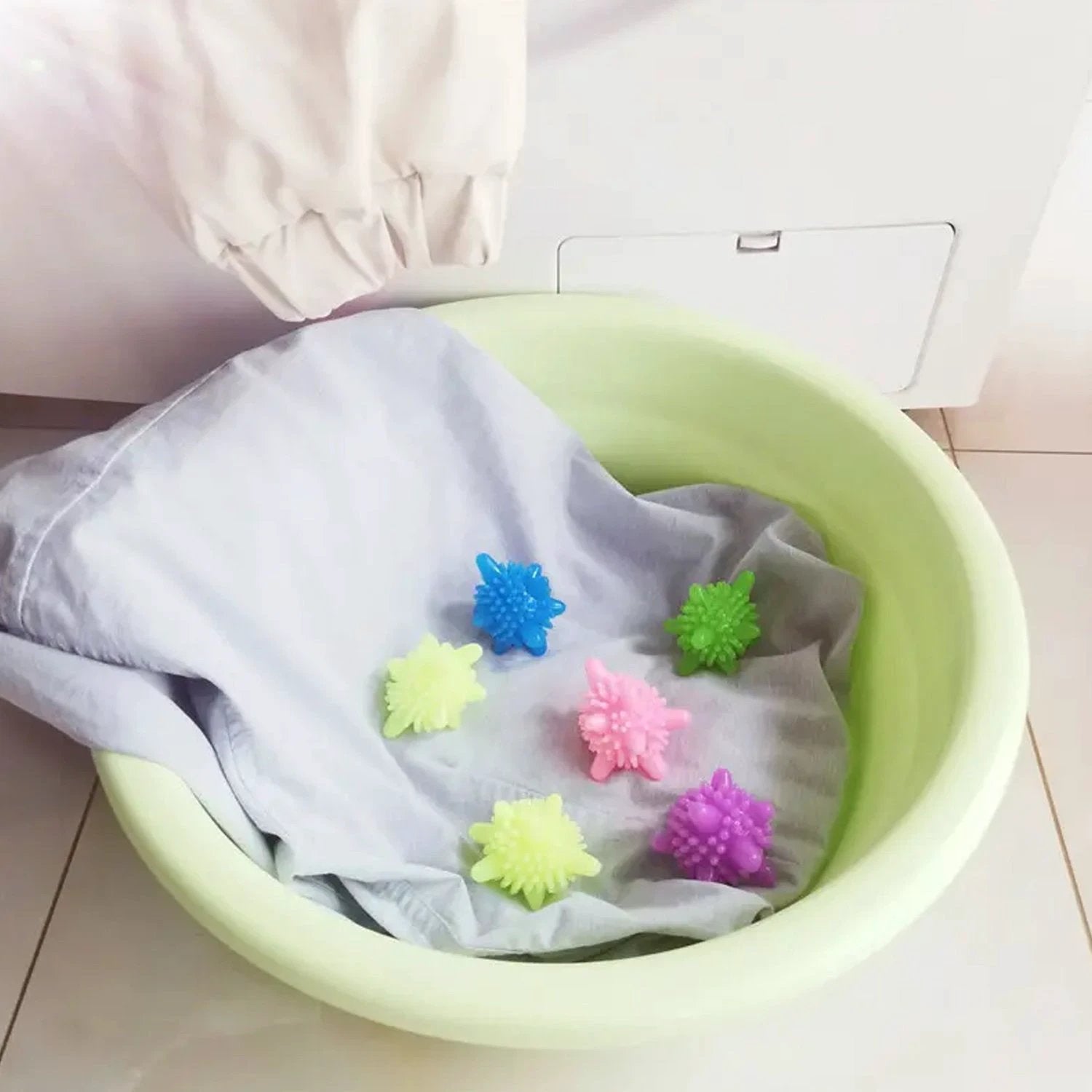 8737 Soft Star Washing Machine Laundry Dryer Balls Laundry Ball For Household Cleaning Washing Machine Clothes Softener (10 Pcs Multi Color) by Wukusy