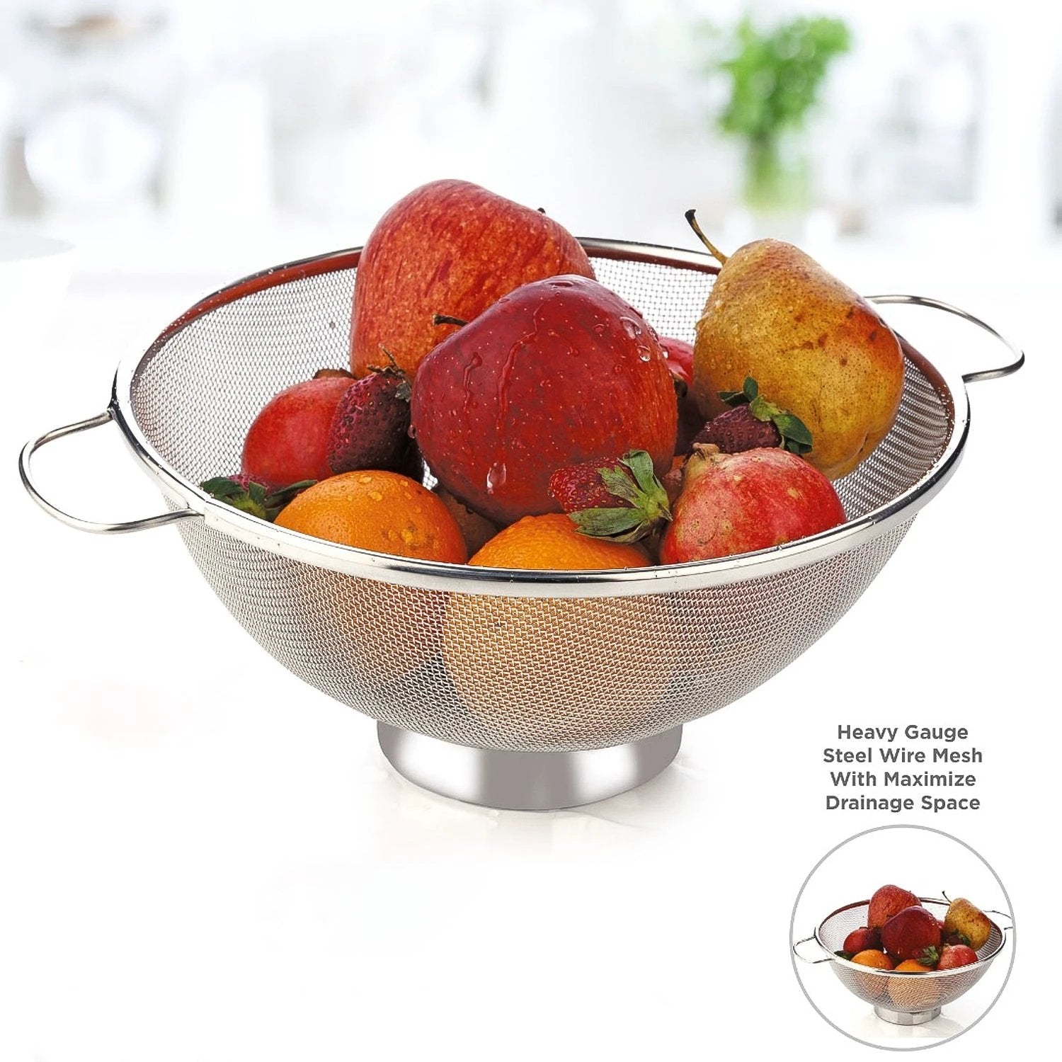 Apex Stainless Steel Mesh Colander by Wukusy