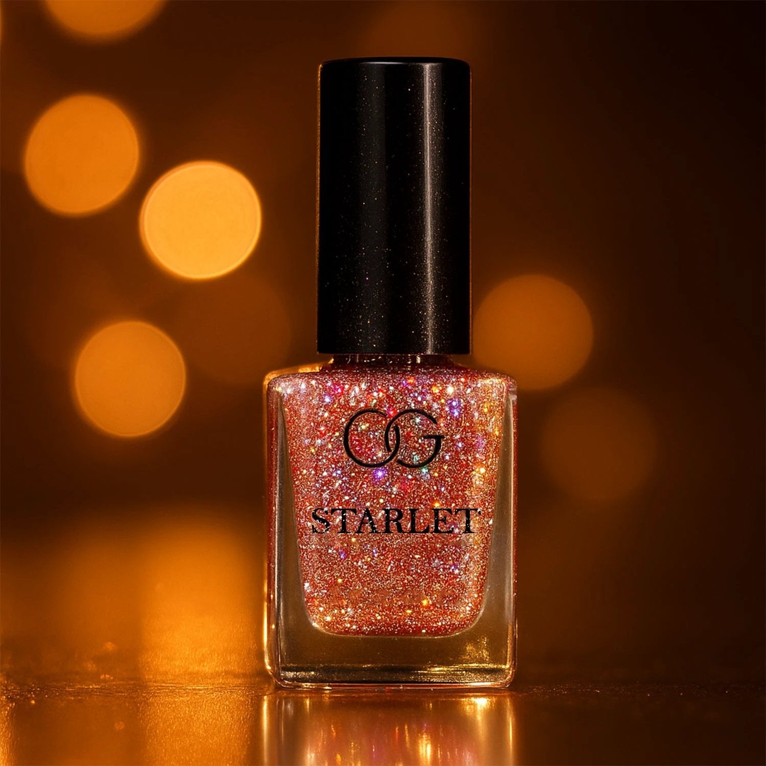 Og Beauty Metallic Rose Starlet Glitter Nail Paint (10 Ml  1 Pc) - 69KART
