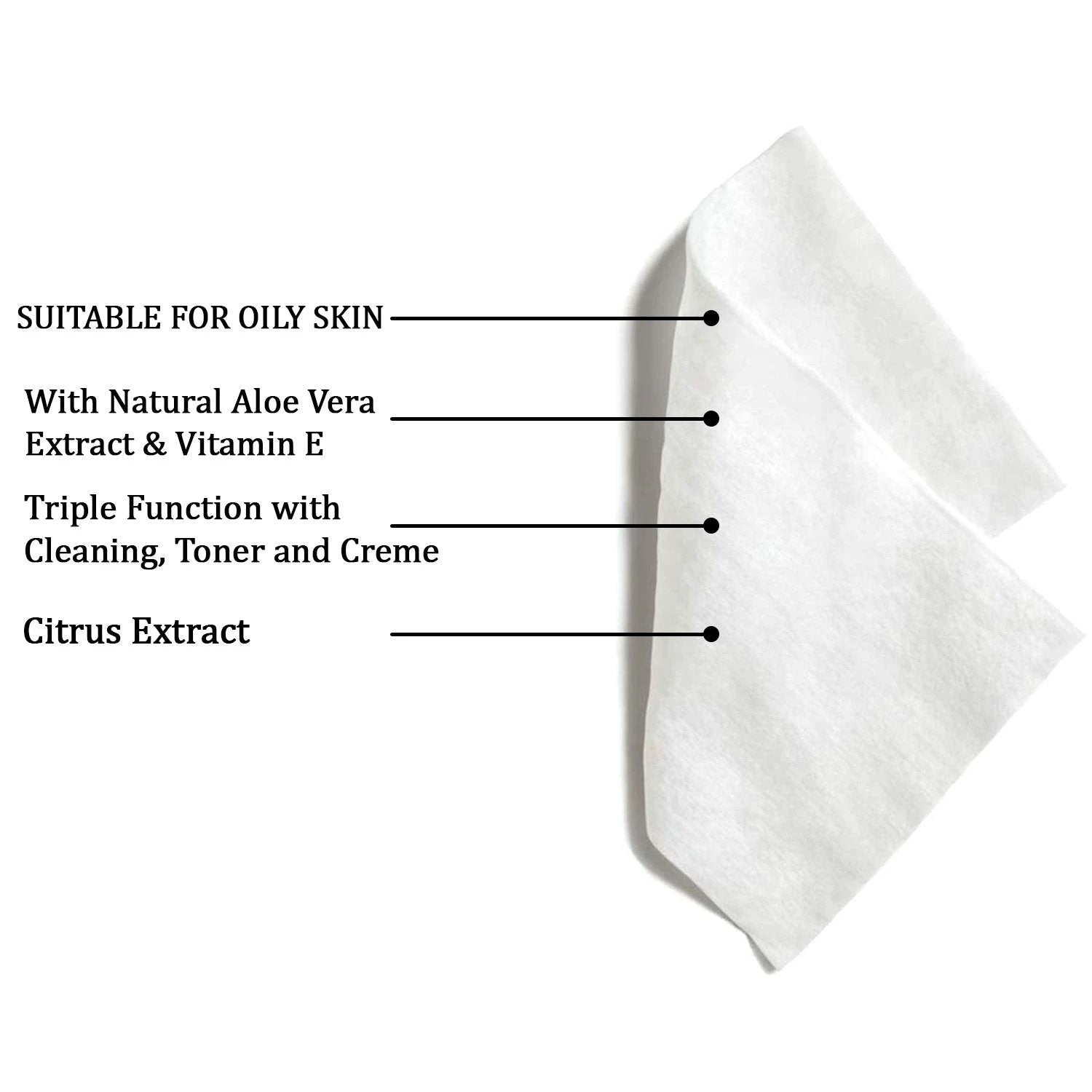 Refreshing Wet Wipes For Face Facial Cleansing Refreshing Skin Hydration Soothing For Skin Ph Balance Alcohol Free Nourishing With Fruit Extract 25 Wipes by Wukusy