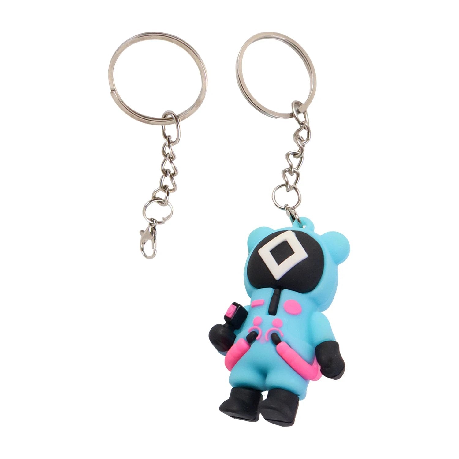 Cute Character-themed Soft Silicone Keychain (Mix Desgin  1 Pc) - 69kart