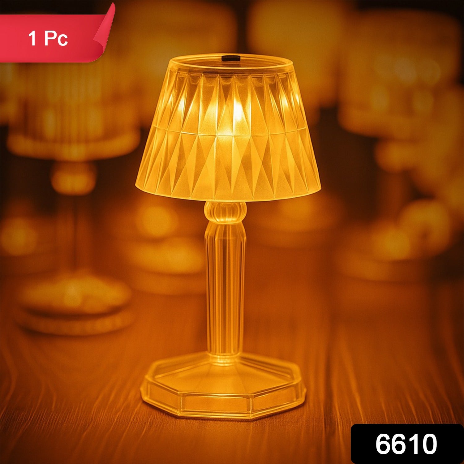 Mini Crystal Table Lamp                              with Reflection Light                                                              2in1