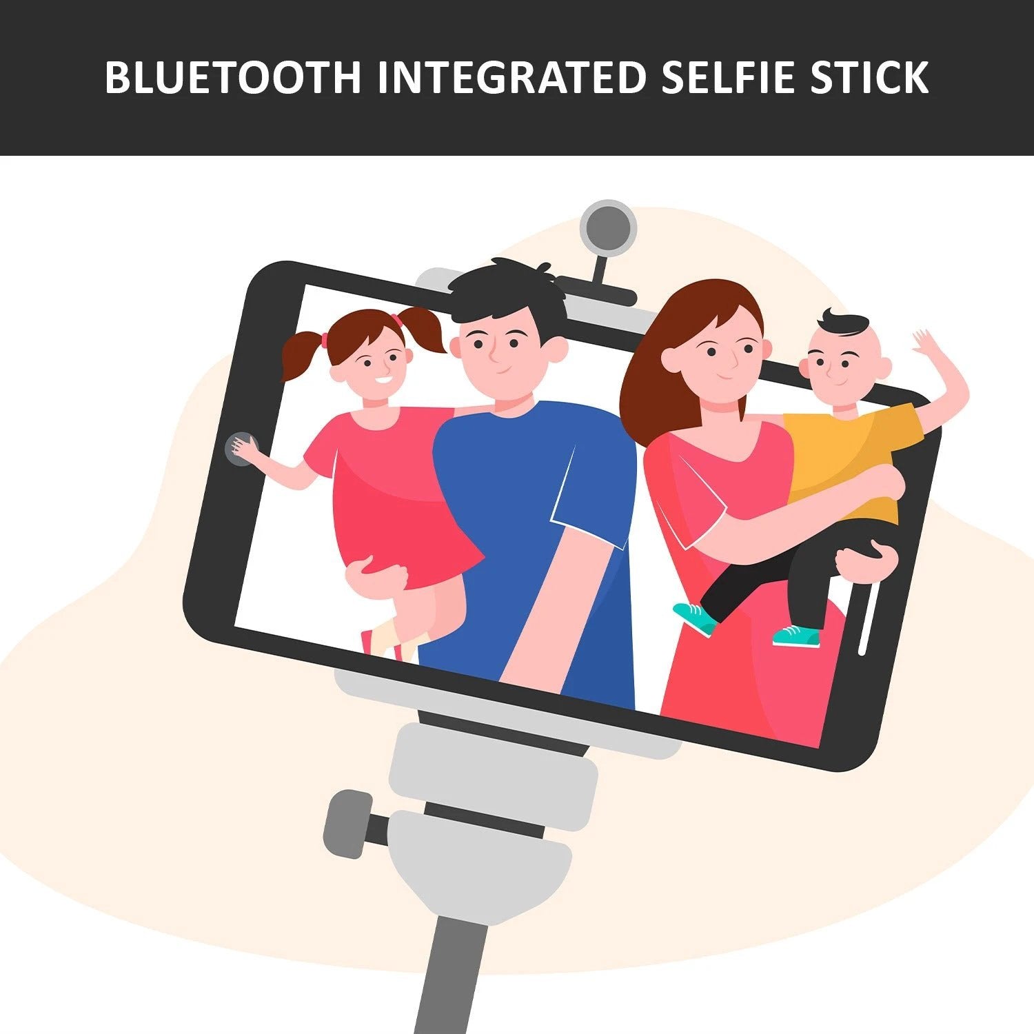 6401 Bluetooth Selfie Stick Portable Phone Tripod Stand For Mobile by Wukusy