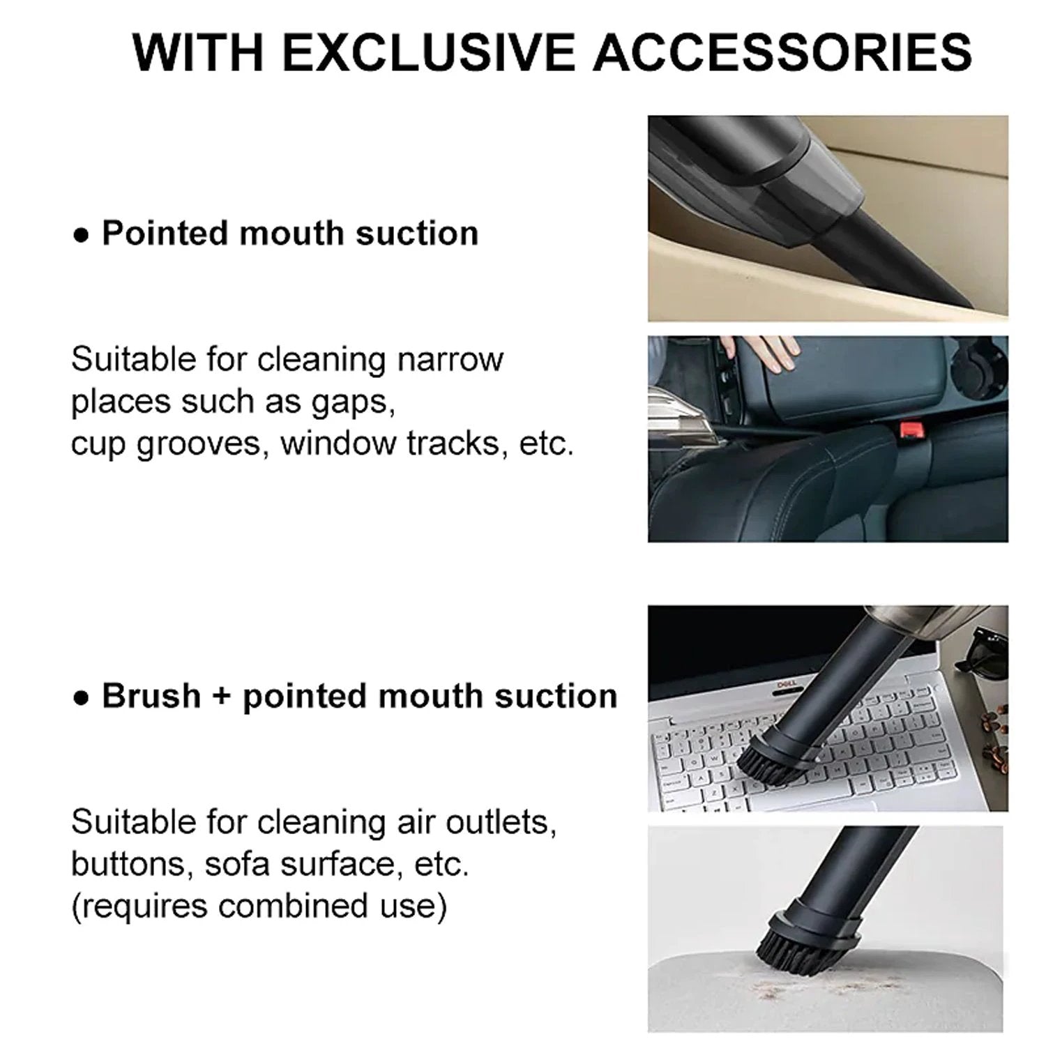 6325 Portable Vacuum Cleaner Wireless Usb High Power Strong Suction Handheld Vacuum Cleaner For Home Cars - 69kart