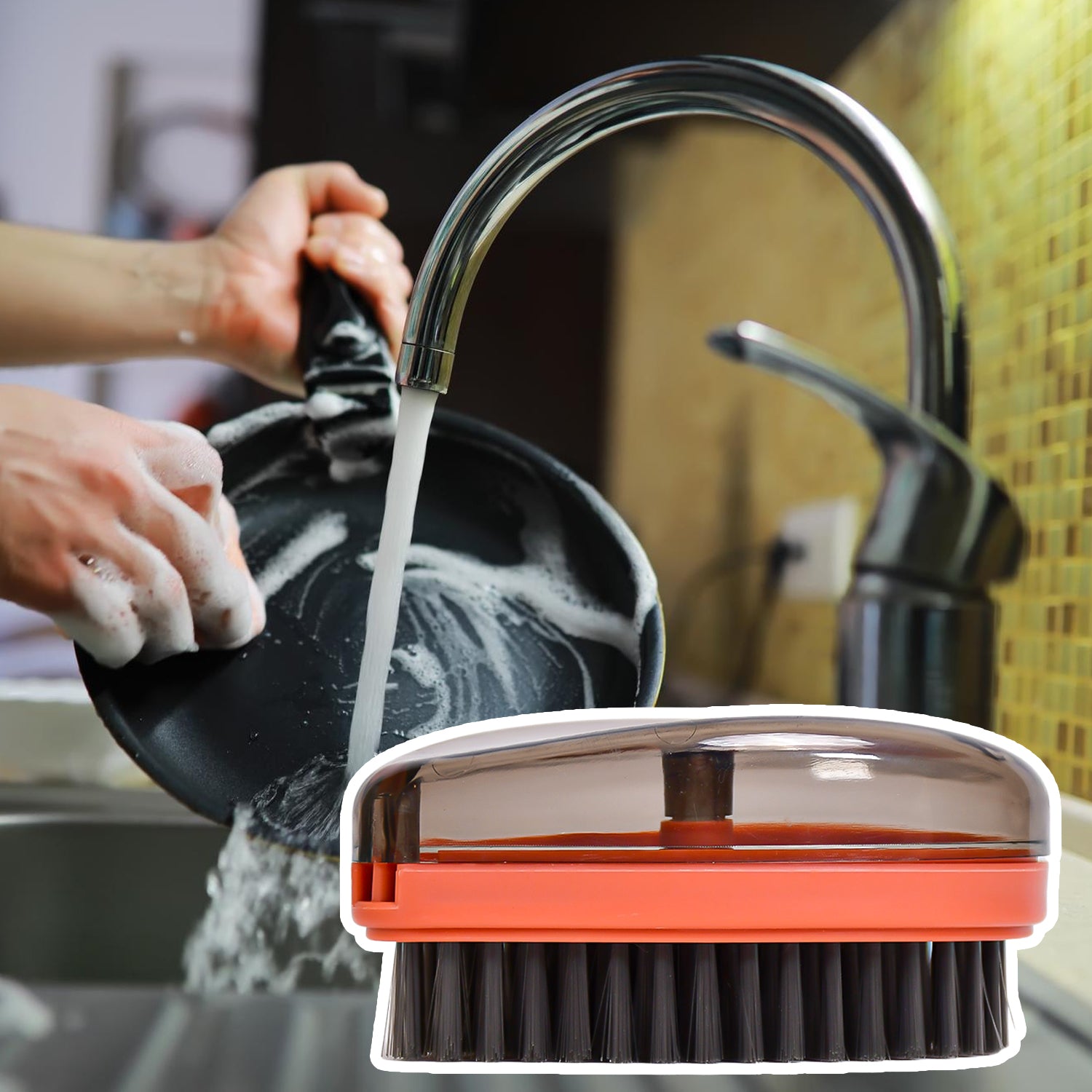 Plastic Wet And Dry Brush