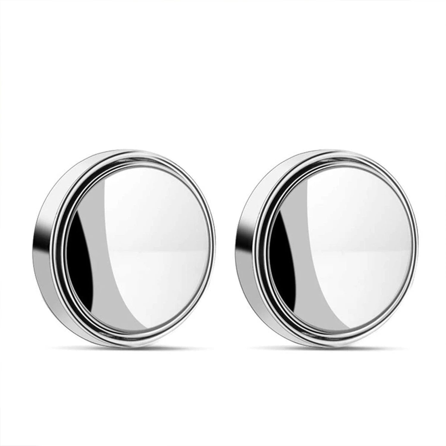 Car Blind Spot Side Mirror Round Hd Glass Blindspot Mirror (2 Pcs Set) - 69KART