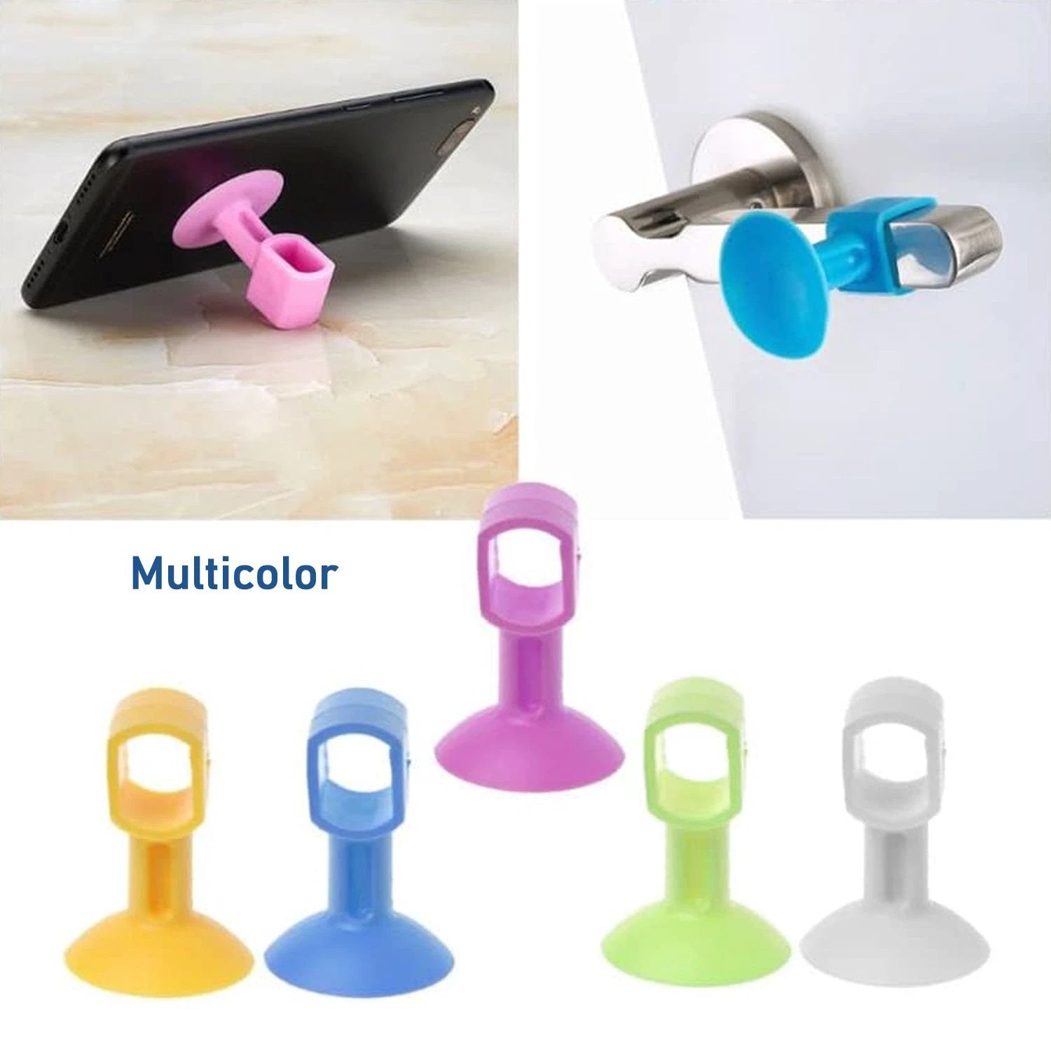 Self-sucking Silicone Door Stopper (5 Pcs Set) by Wukusy