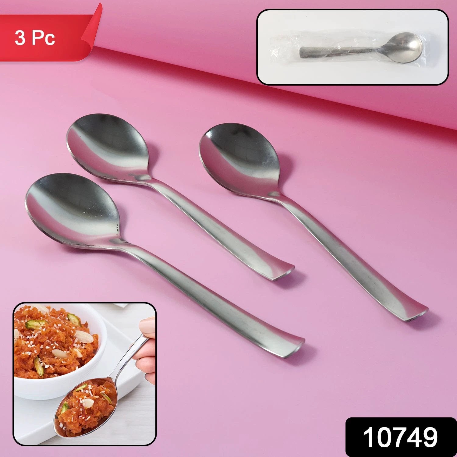 Everyday Dining Spoons - (3 Pc Set) by Wukusy