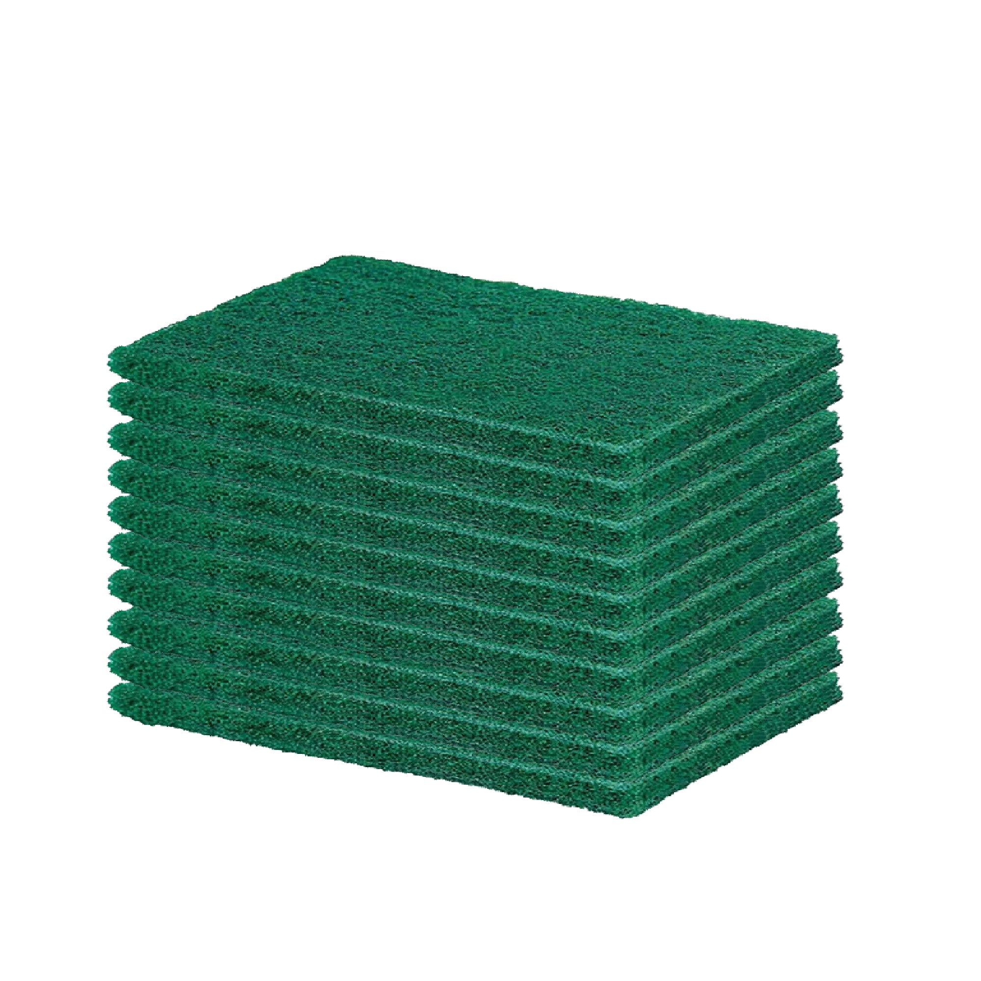 Scrub Sponge Cleaning Pads Aqua Green  10pcs