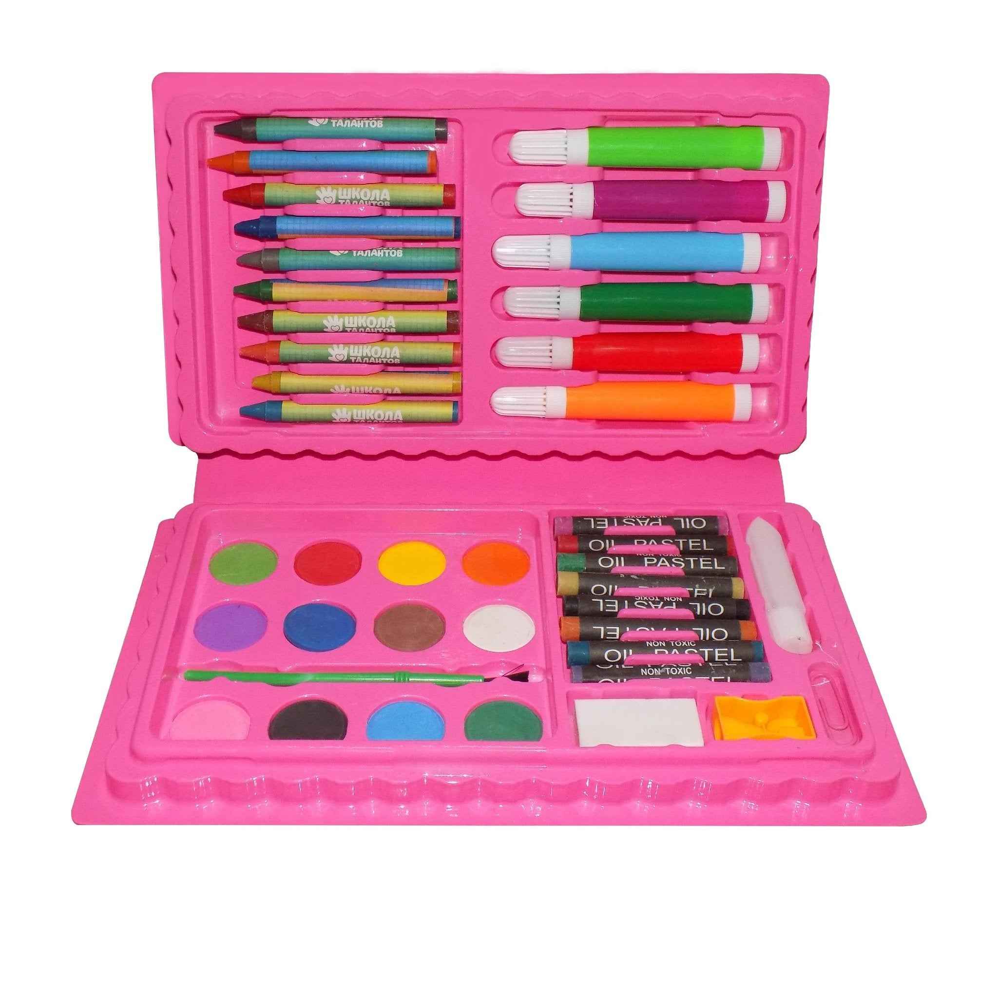1092 Art And Craft Color Kit (Crayons Water Color Sketch Pens) - 42 Pcs - 69KART