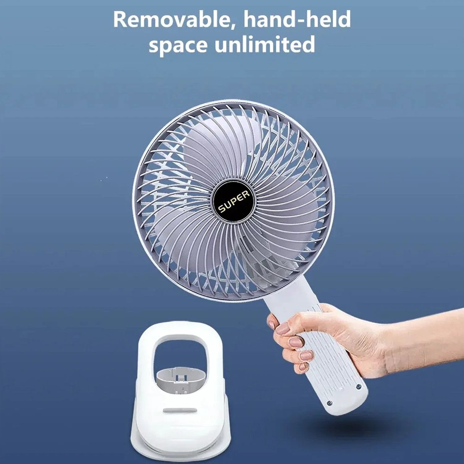 Multifunctional Usb Desk Fan Clipped Fan (1 Pc  With Brown Box) - 69KART