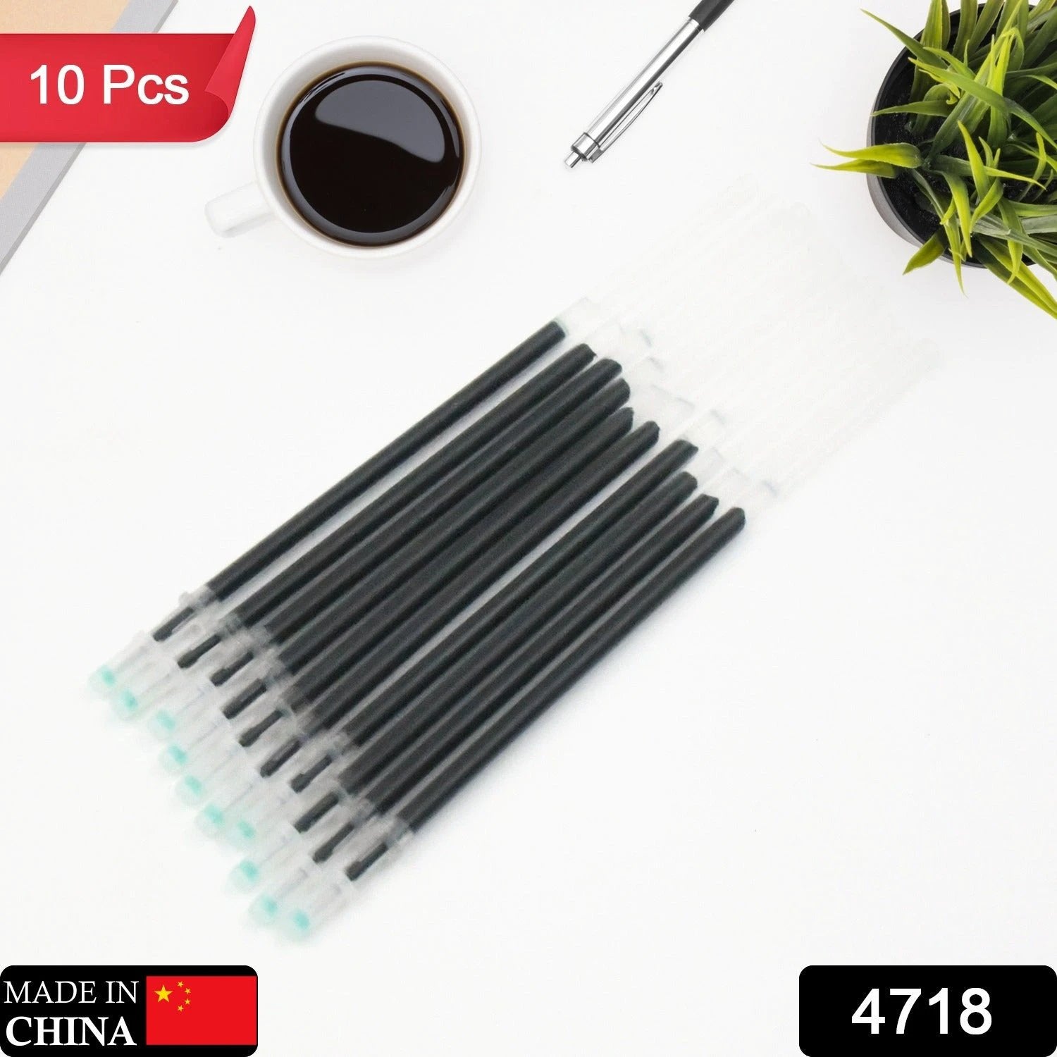 Black Pen Refill All Round Ball Pen Refill Smooth Writing Pen Refill All Pen Suitable (1 Pc  10 Pc) - 69KART