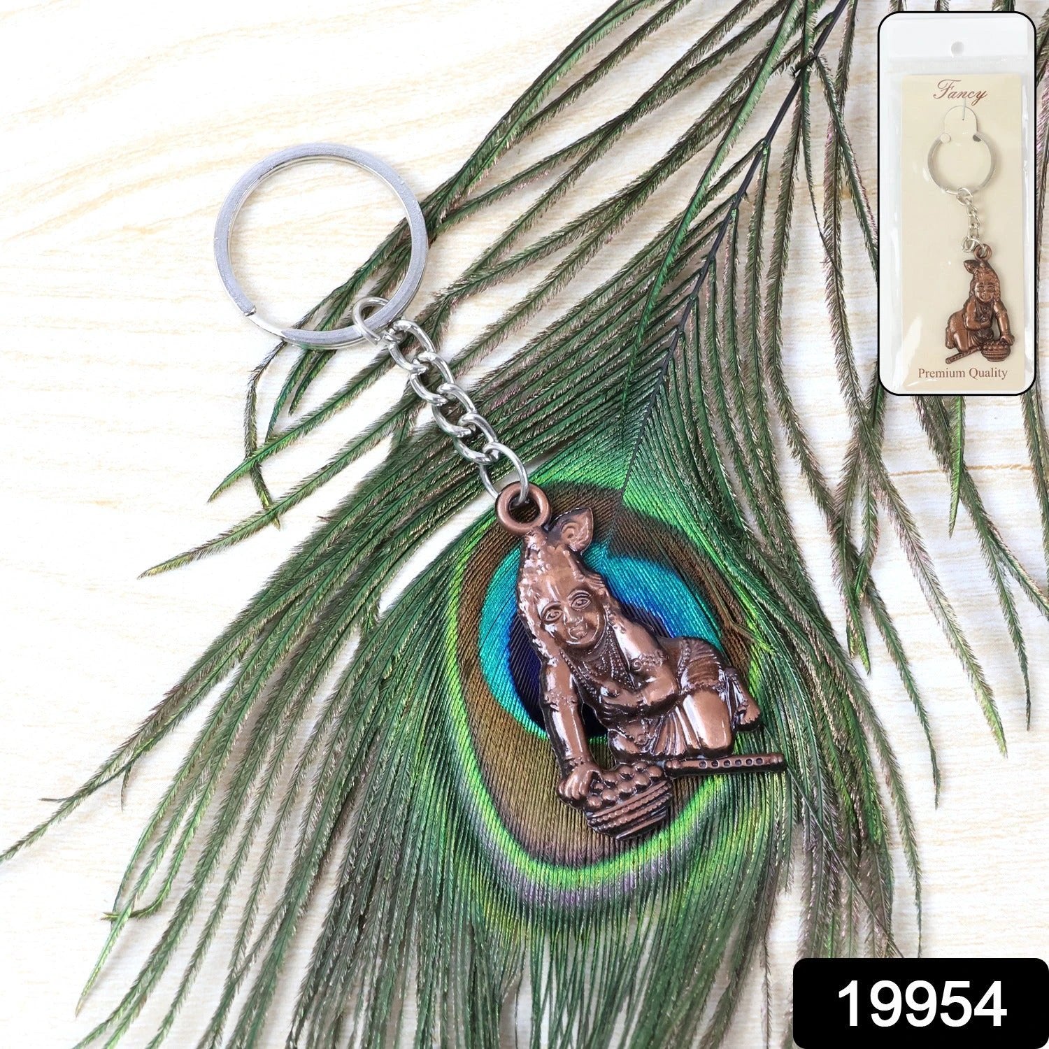 Bal Krishna Crawling Design Keychain by Wukusy
