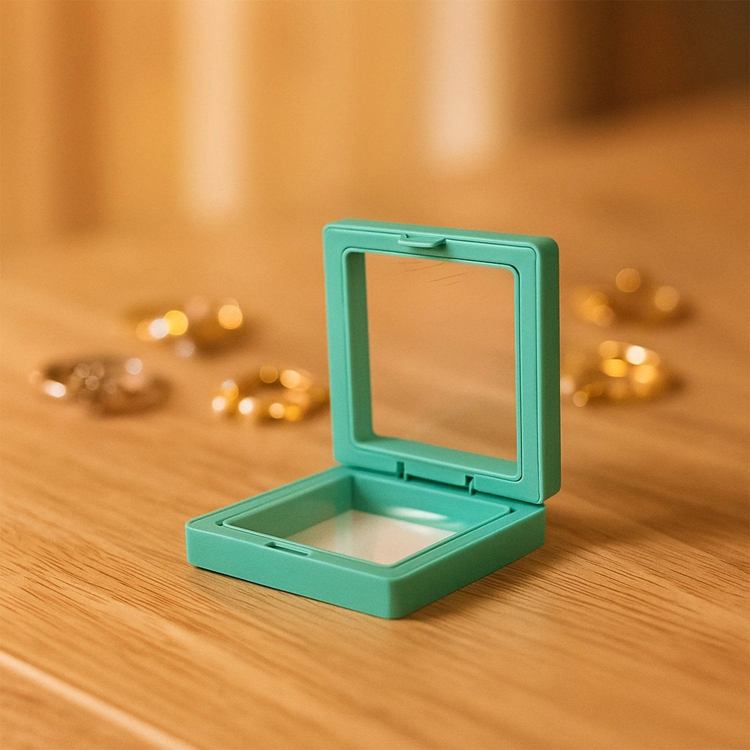 Transparent Jewellery Display Box (7x7 Cm  1 Pc) - 69kart
