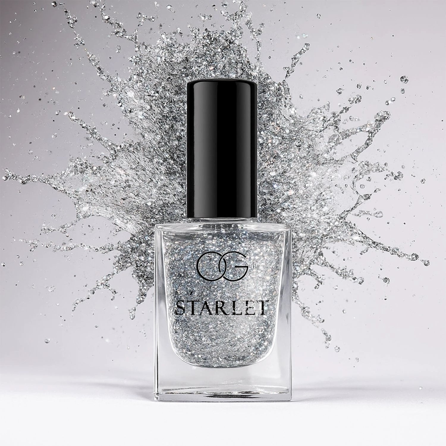 Og Beauty Silver Moonlight Starlet Glitter Nail Paint (10 Ml  1 Pc) - 69KART