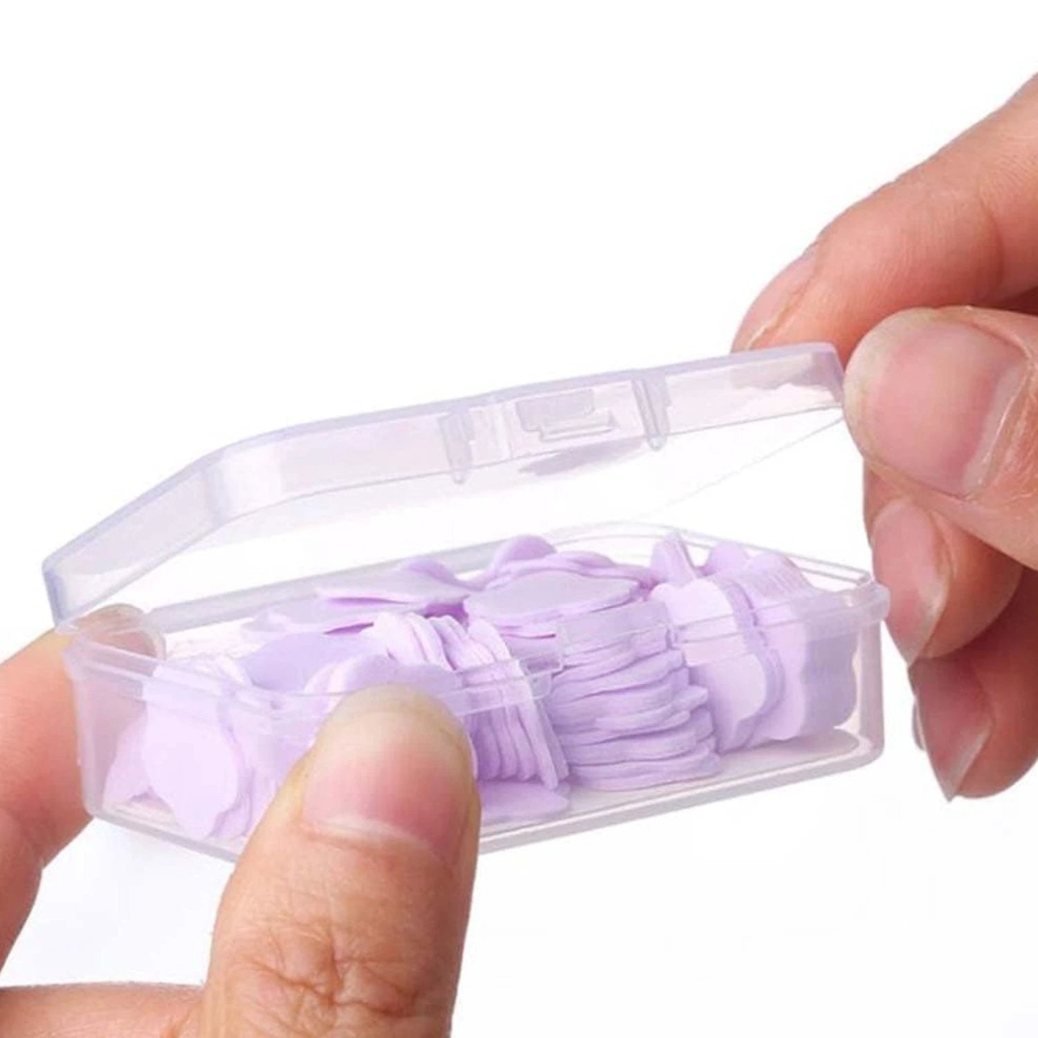 Mini Portable Travel Soap Paper Sheets Flower Shape (100 Pcs Set Approx  Mix Color) - 69kart