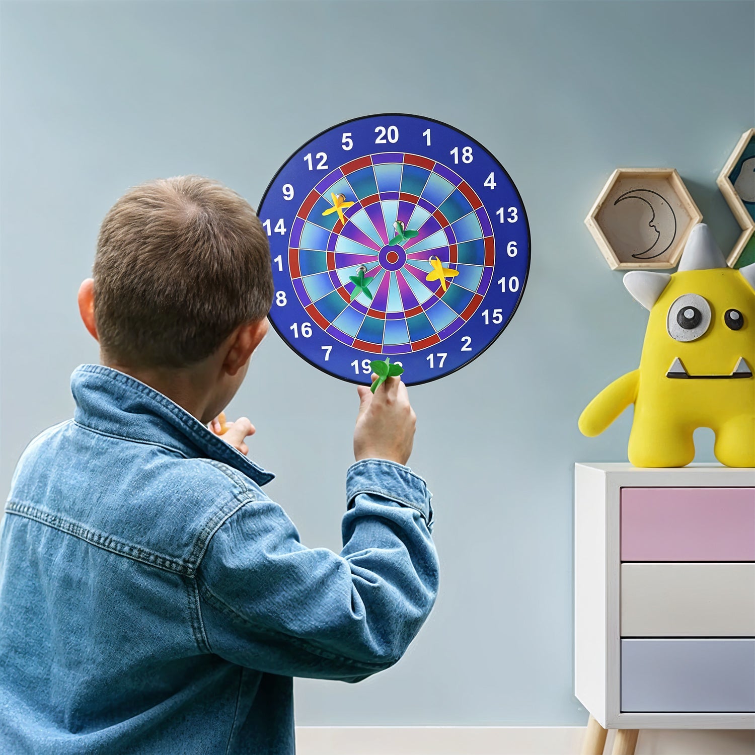 Magnetic Dartboard Game Set For Kids  Adults