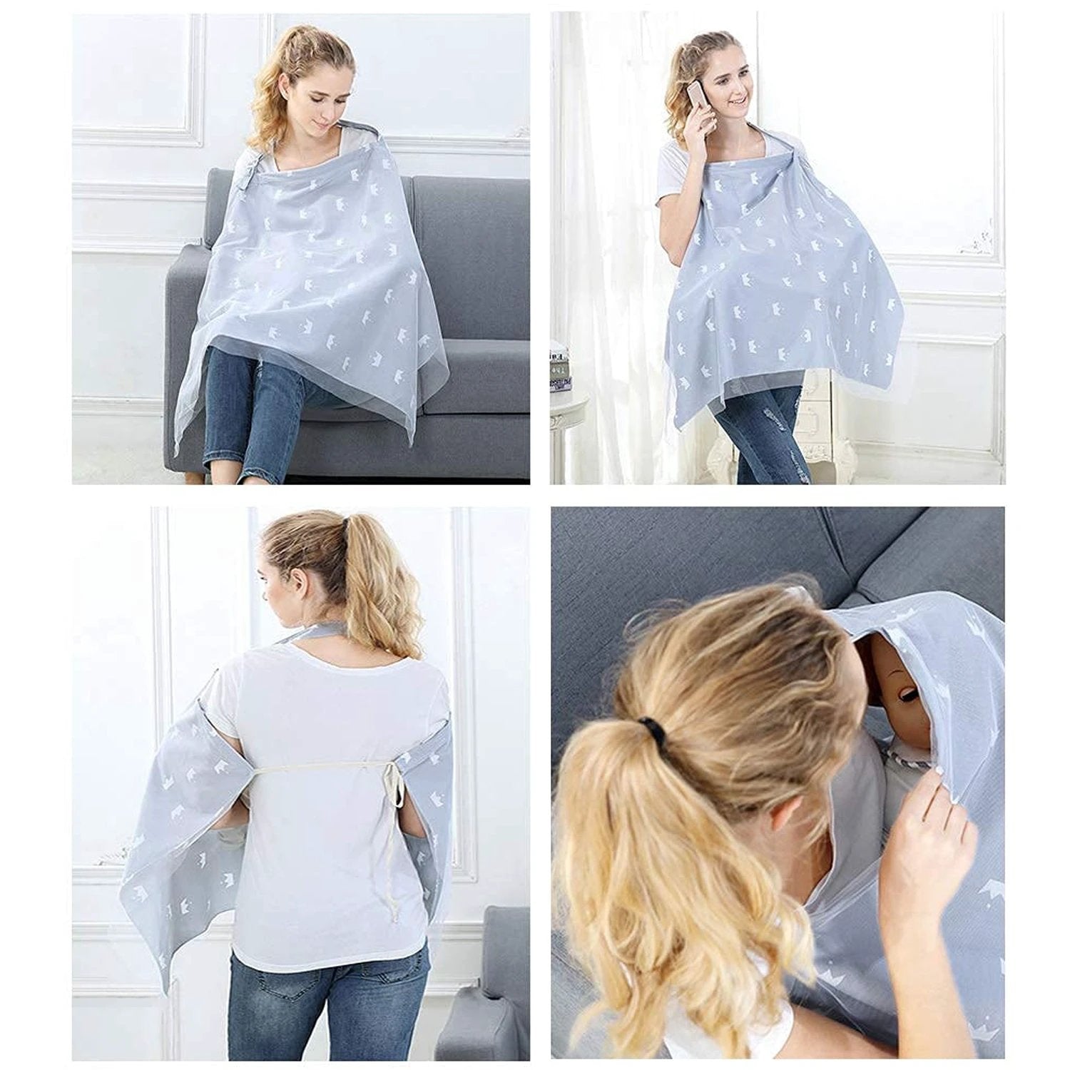 Multi-functional Baby Nursing Cover (1 Pc) - 69KART
