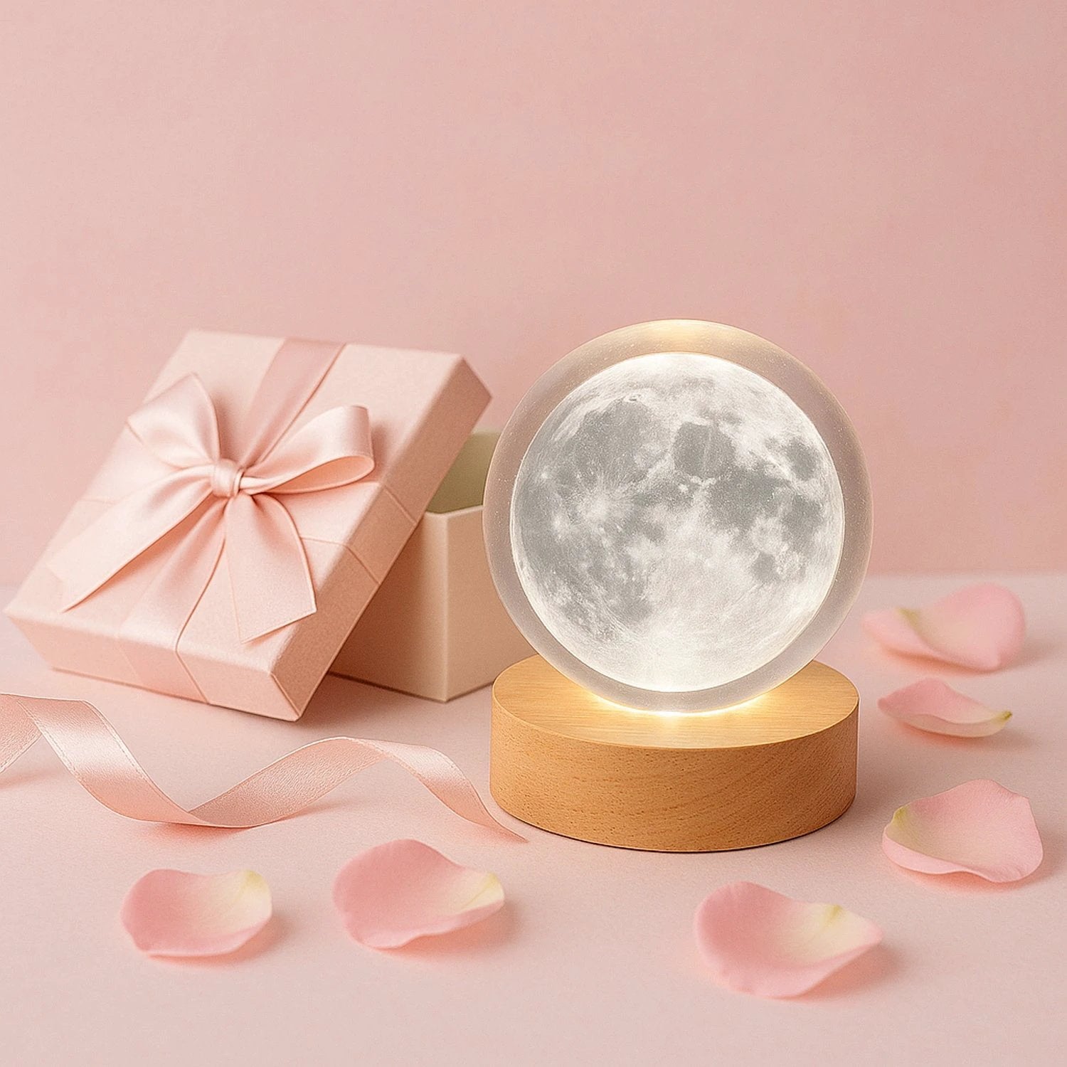 3d Crystal Ball Lamps With Base (1 Pc) by Wukusy
