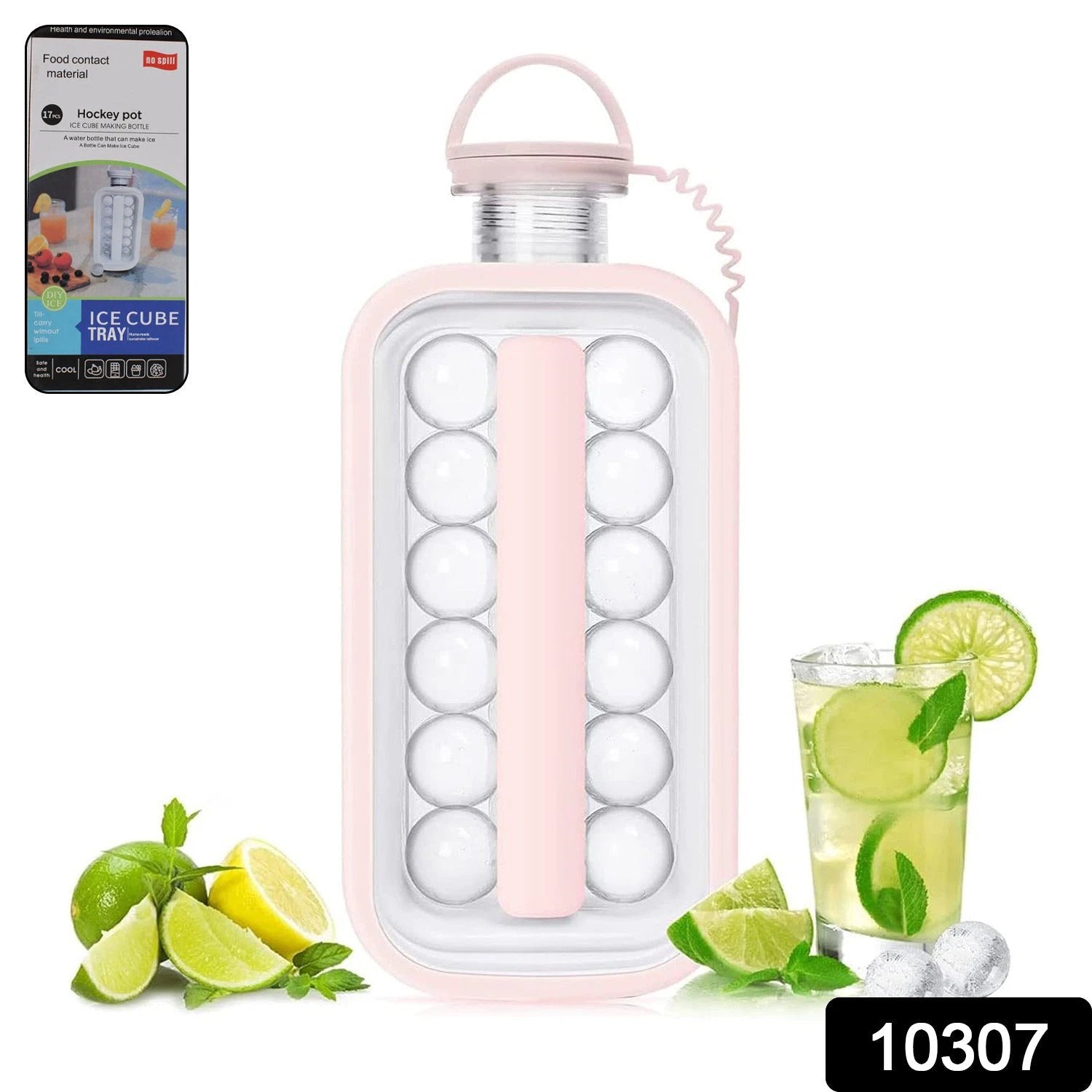 Ice Cube Trays 2 In 1 Portable Ice Ball Maker 17 Round Ice Cube Mold  (1 Pc) - 69kart