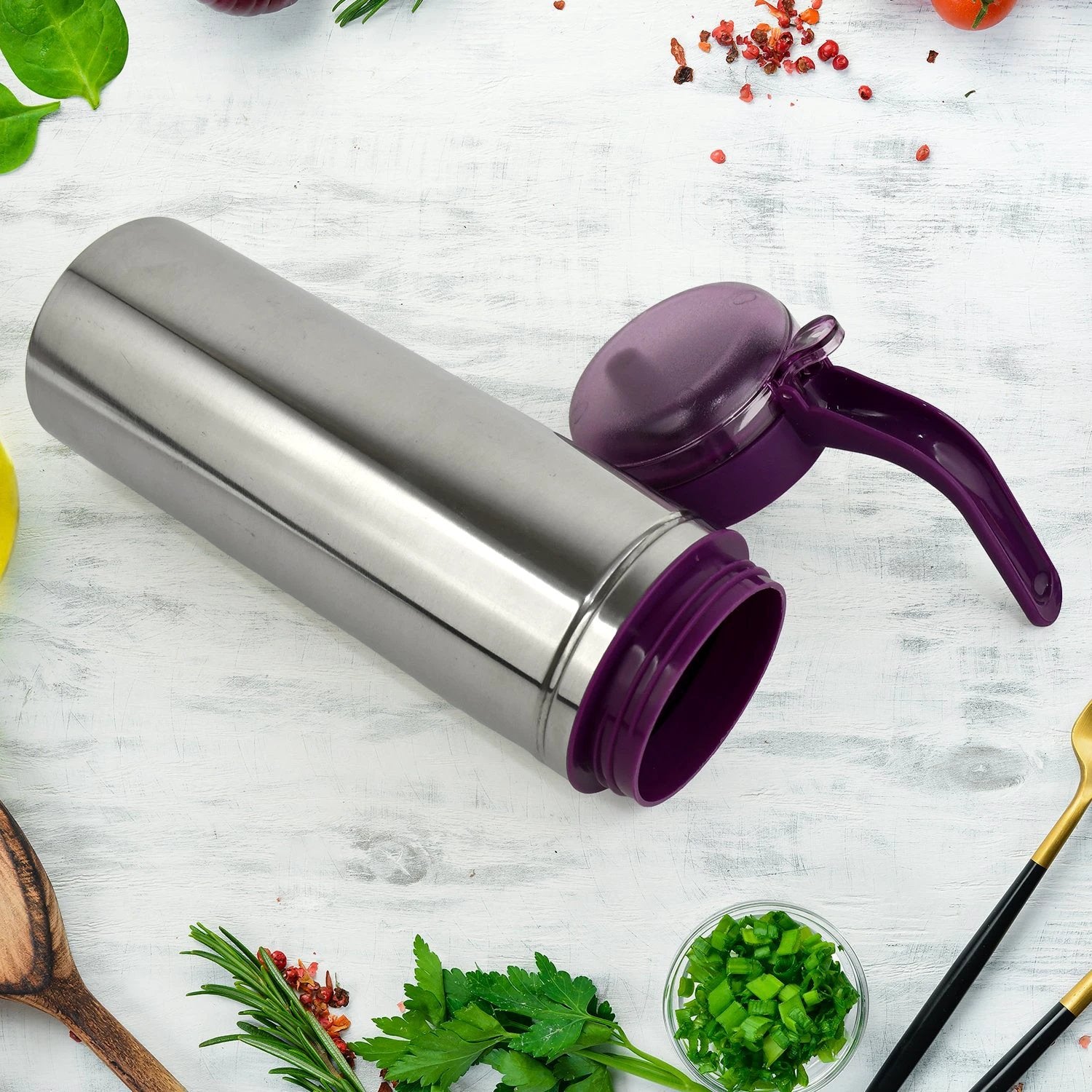 Apex 750ml Approx. Stainless Steel Oil Pourer (1 Pc) by Wukusy