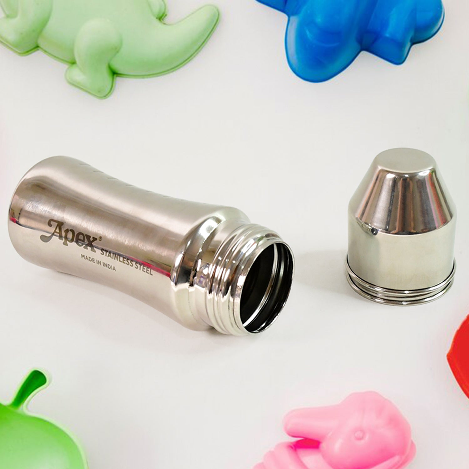 Apex Stainless Steel Baby Feeding Bottle 250ml