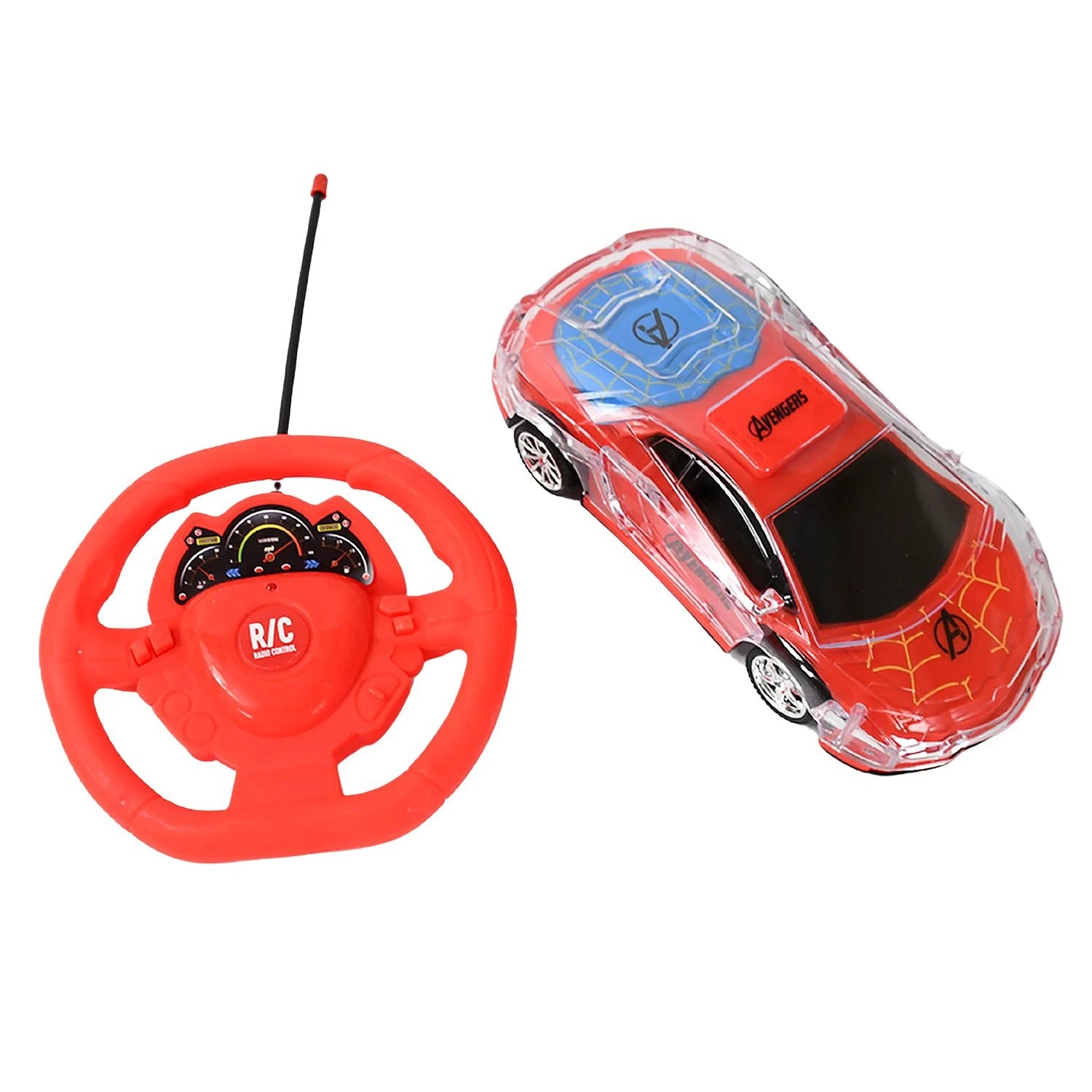 17927 Plastic Remote Control Car Remote Control Racing Car With Two Function Backward And Forward. Handle Design Remote. Best Birthday Gift Birthday Return Gift With Rechargeable Battery For Car - 69kart