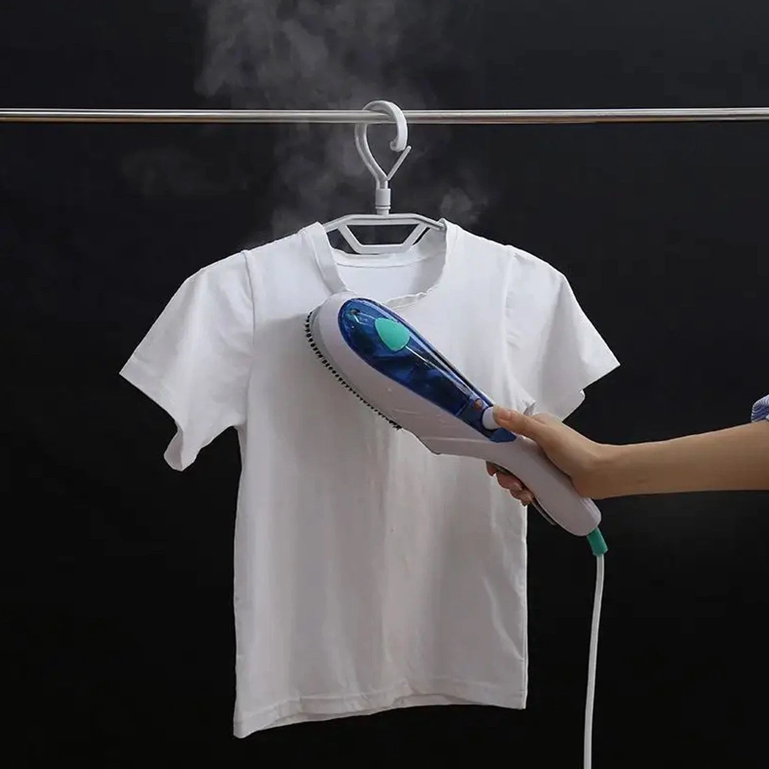 8053 Portable Ironing Machine1 Set Steam Iron Hand Held Crease Removal Portable Ironing Clothes Abs Brush Plush Toy Garment Steamer For Home Steam Iron For Clothes Travel Steamer - 69kart