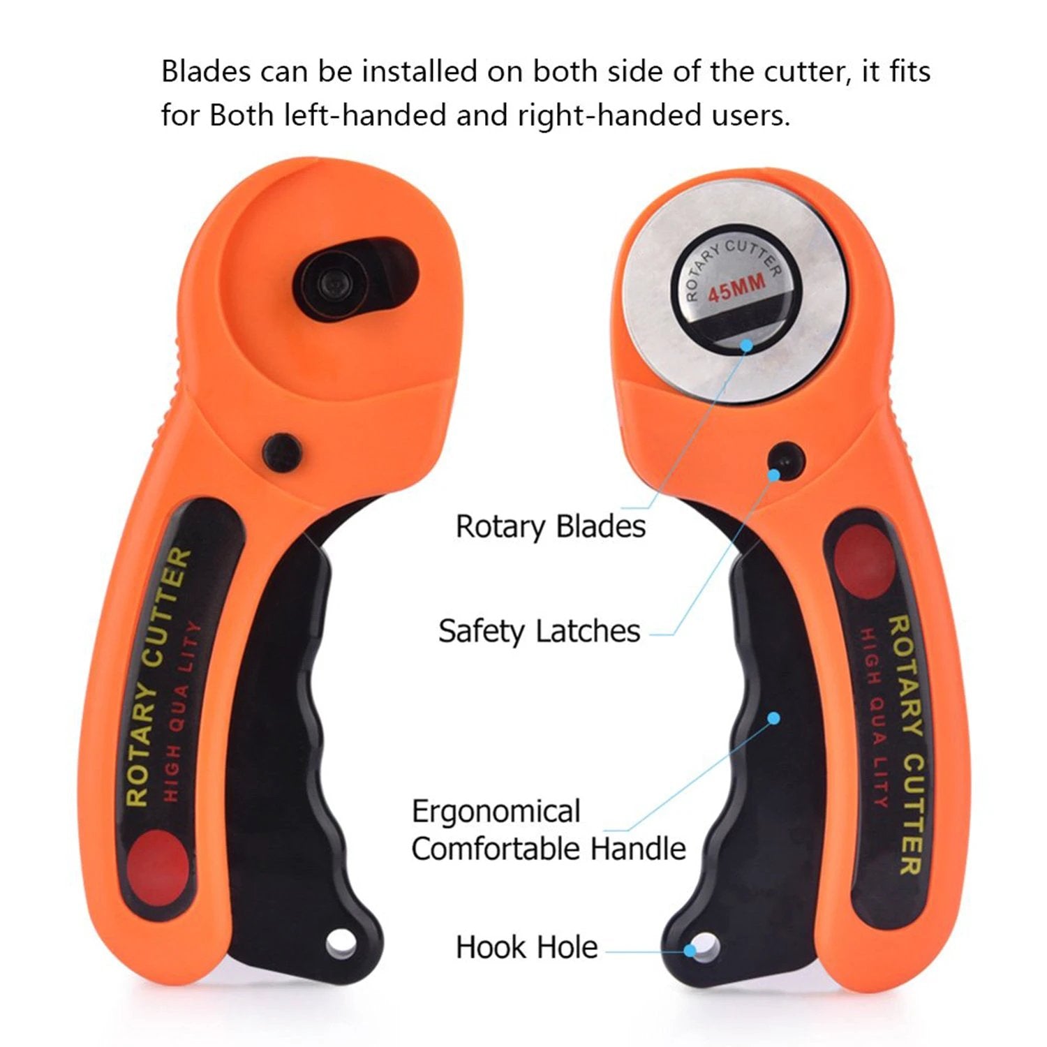 9048 Manual Sewing Roller Cutter Rotary Blade - 69KART