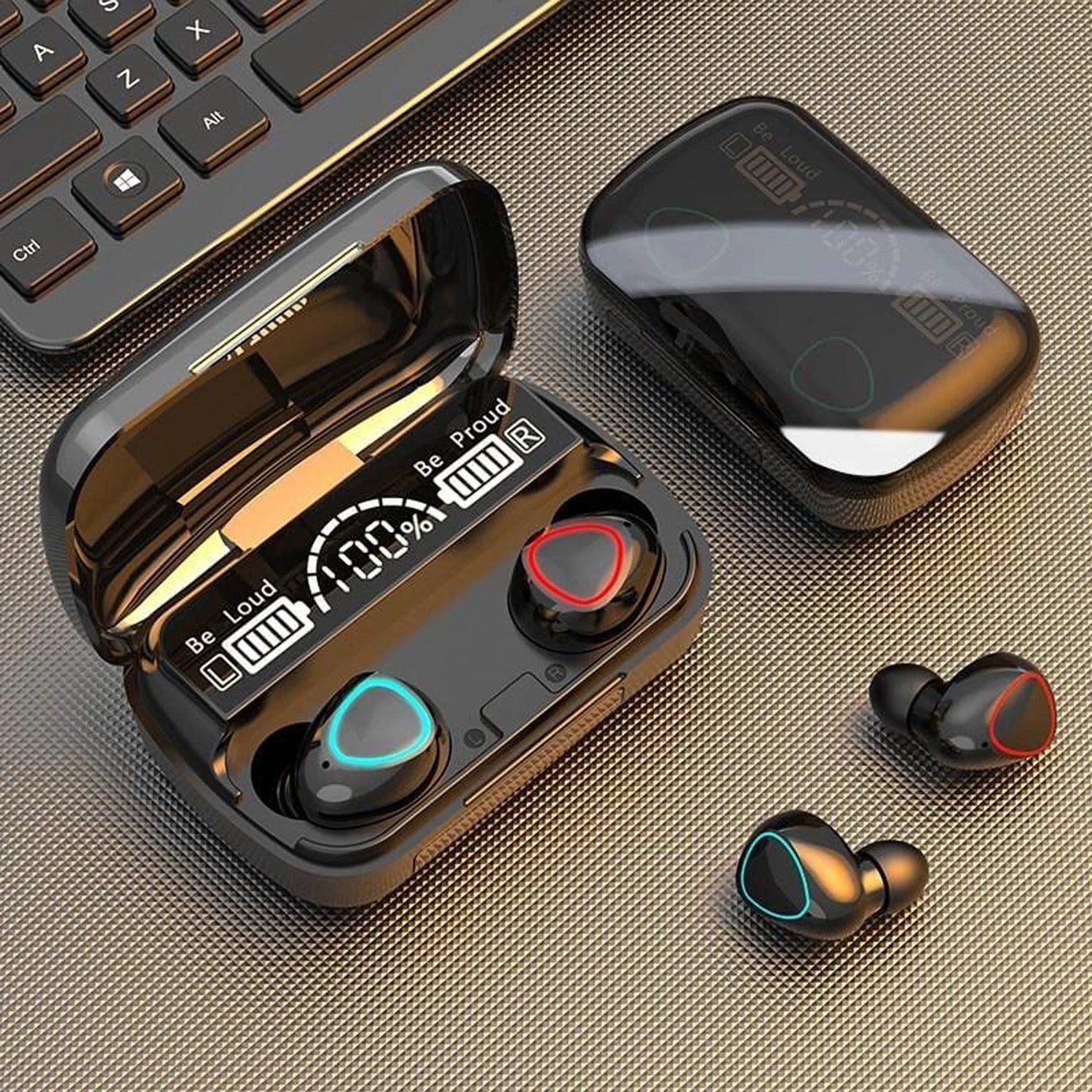 6644 Newest Wireless In Ear Earbuds Bluetooth 5.0 Headphones Mini Stereo Earbuds Sport Headset Bass Sound Built-in Micphone by Wukusy