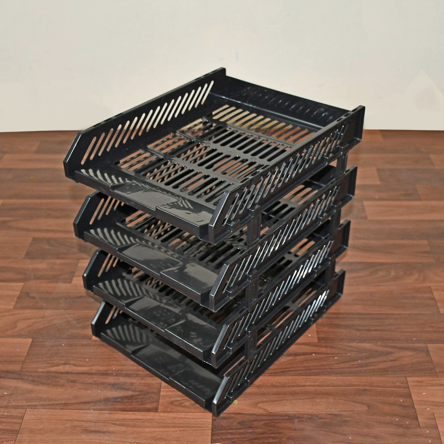 8865 File Cabinets Storage Rack Magazine Newspaper Rack Filing Cabinet Four-layer File Rack Stacking Rack Desktop File Storage Rack Office Data File Rack Drawer Type Classification Cabinet Desktop File Holder Organizer For Office (4 Layer) by Wukusy