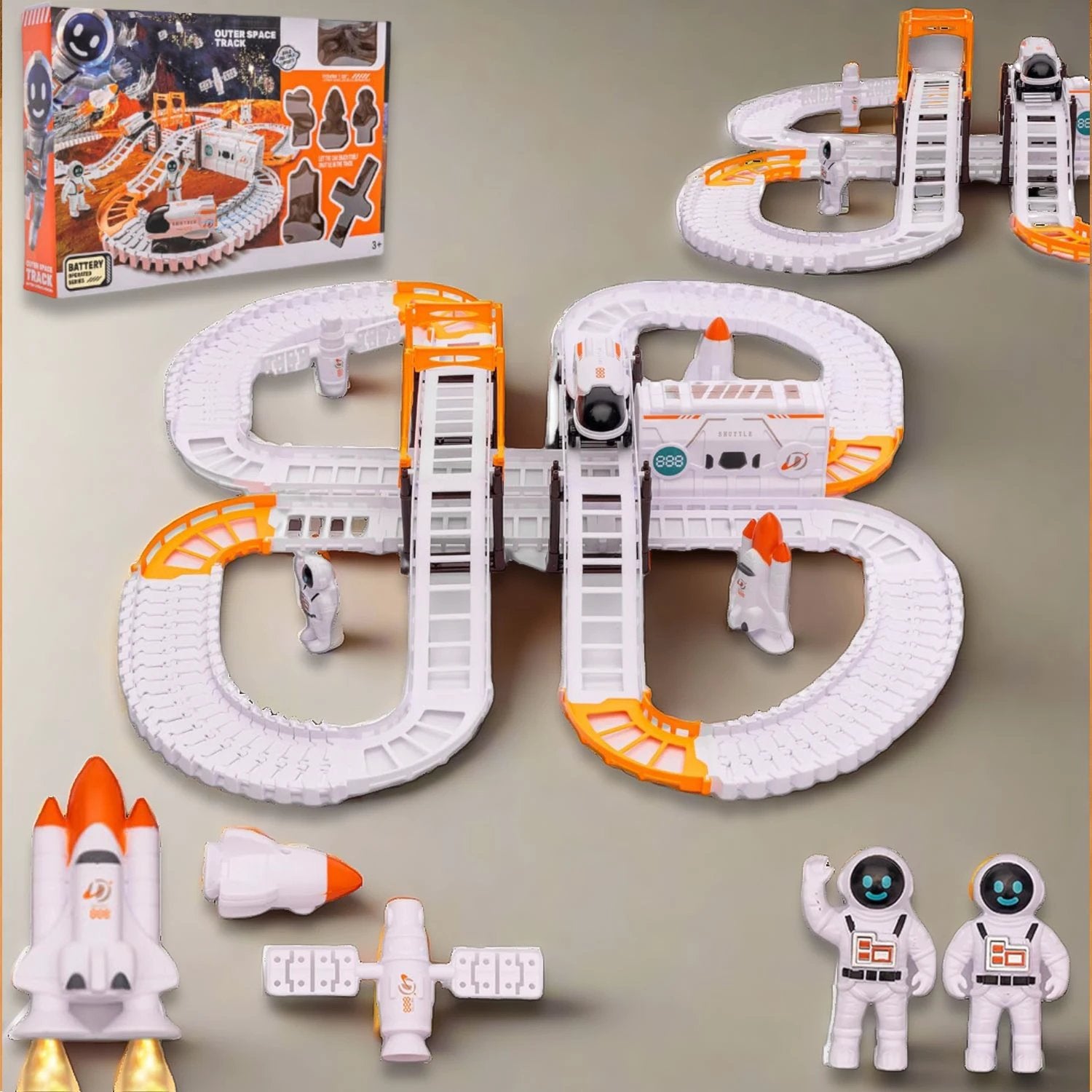 Outer Space Race Track Set For Kids Toys (1 Set) - 69KART