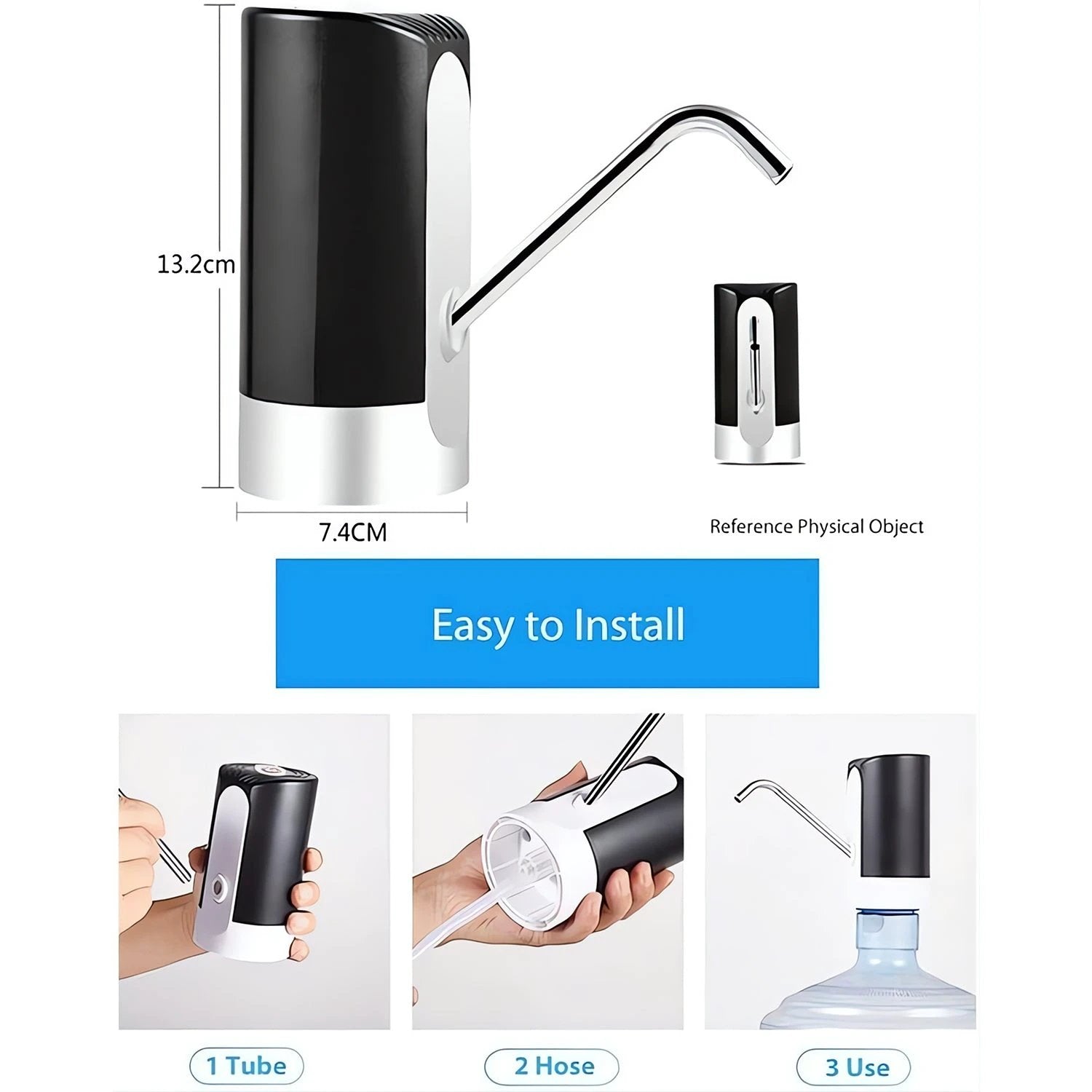 Usb Rechargeable Automatic Water Dispenser Pump - 69kart