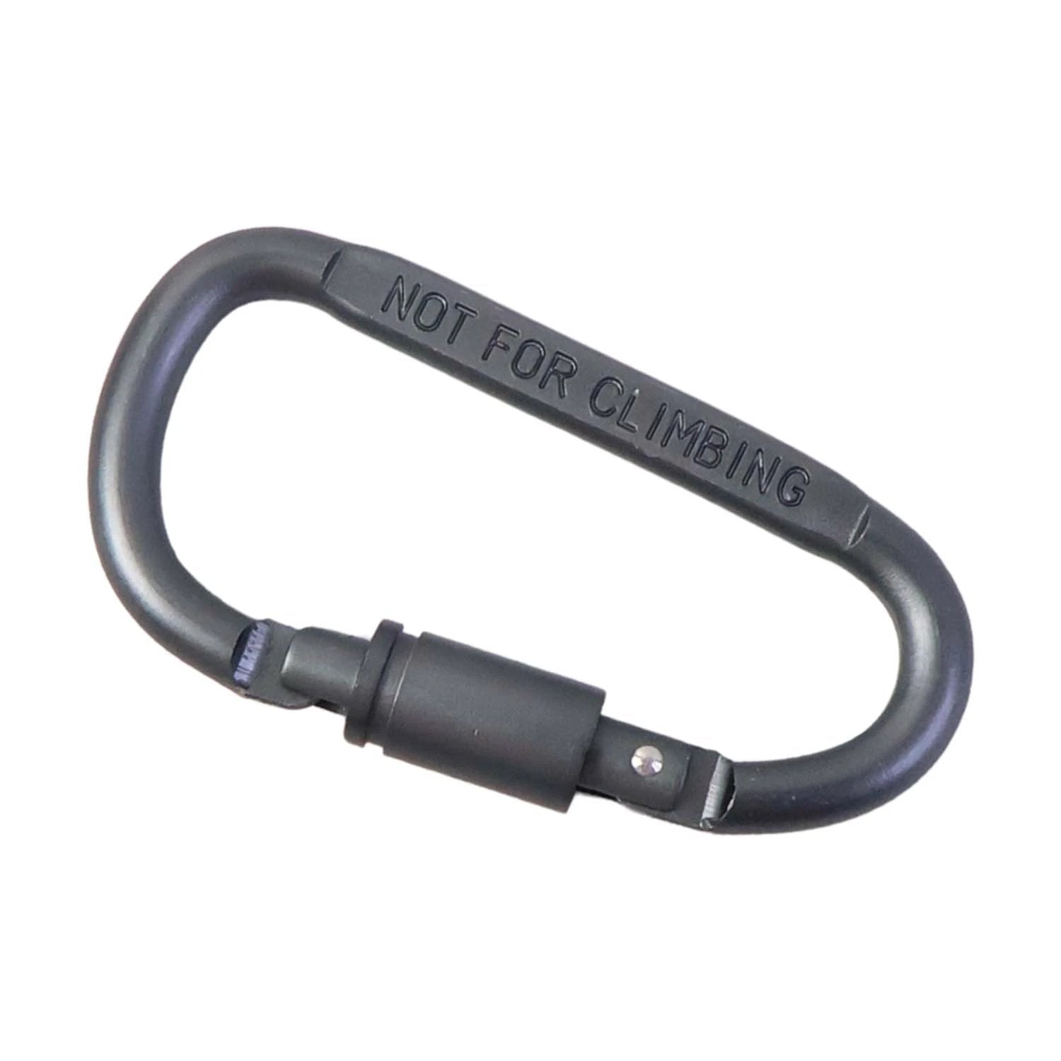 Heavy-Duty Metal Carabiner Hook with Screw Lock by Wukusy