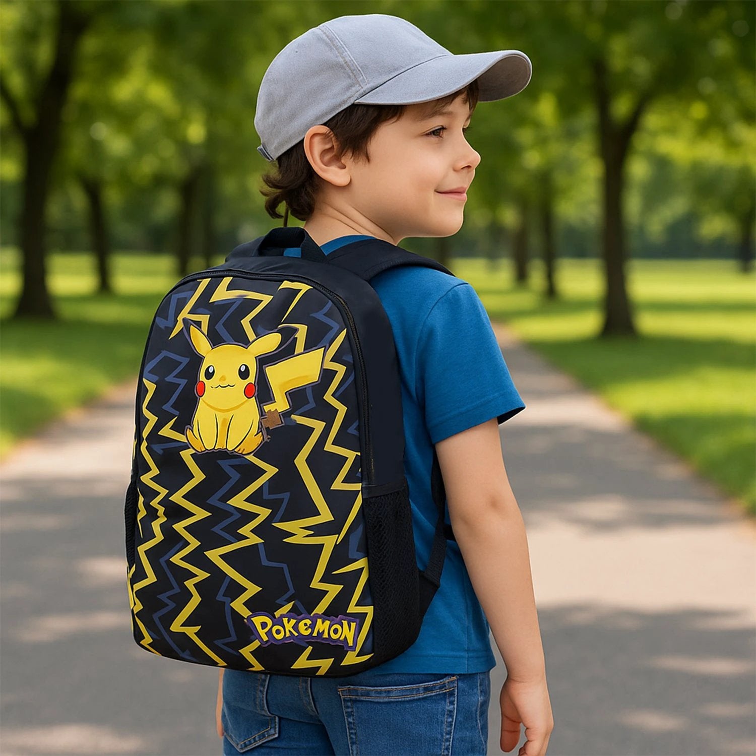 Cartoon Character School Bag Combo Set For Kids (3 Pc) by Wukusy