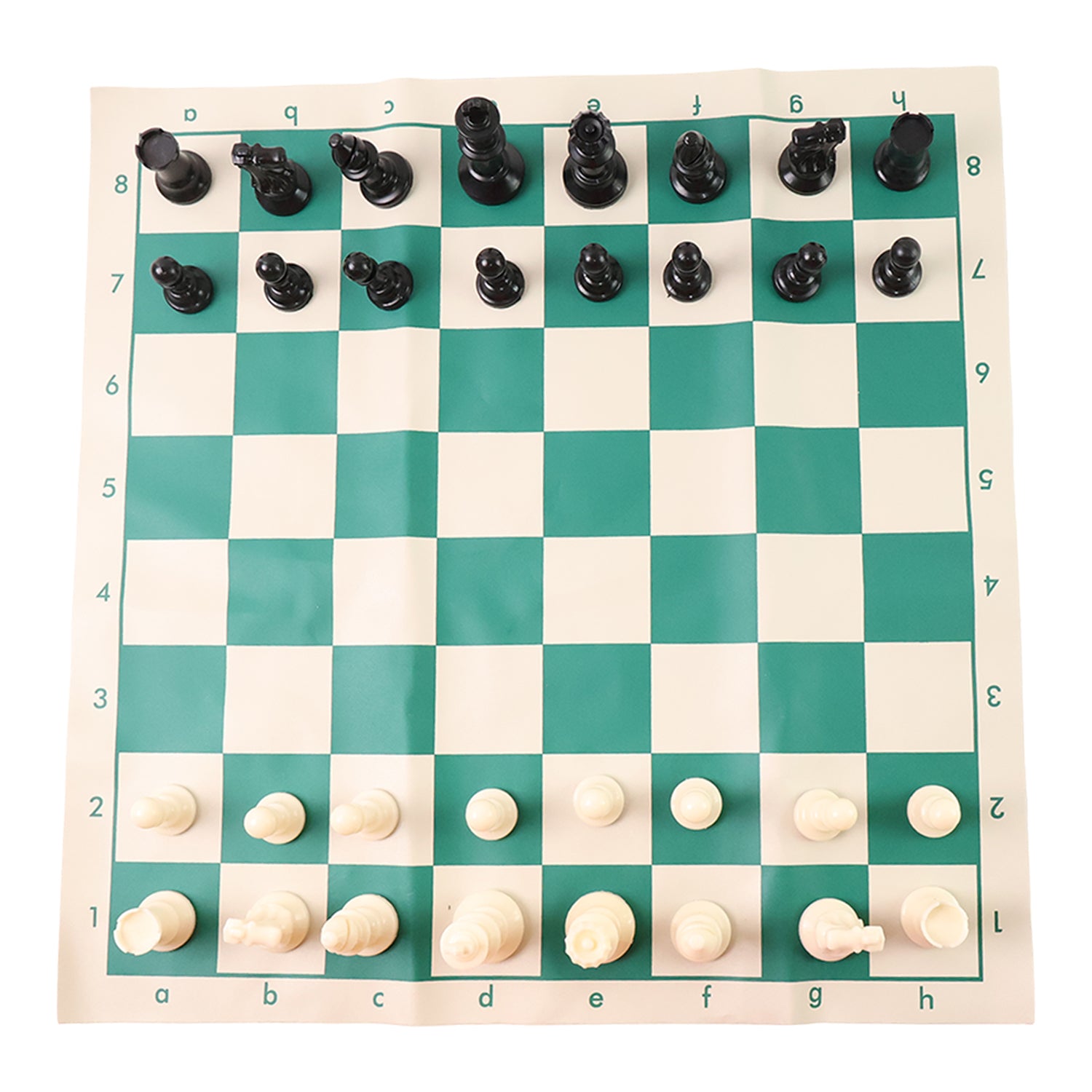 Small Premium Portable Chess Set Plastic Chess Pieces (1 Set)