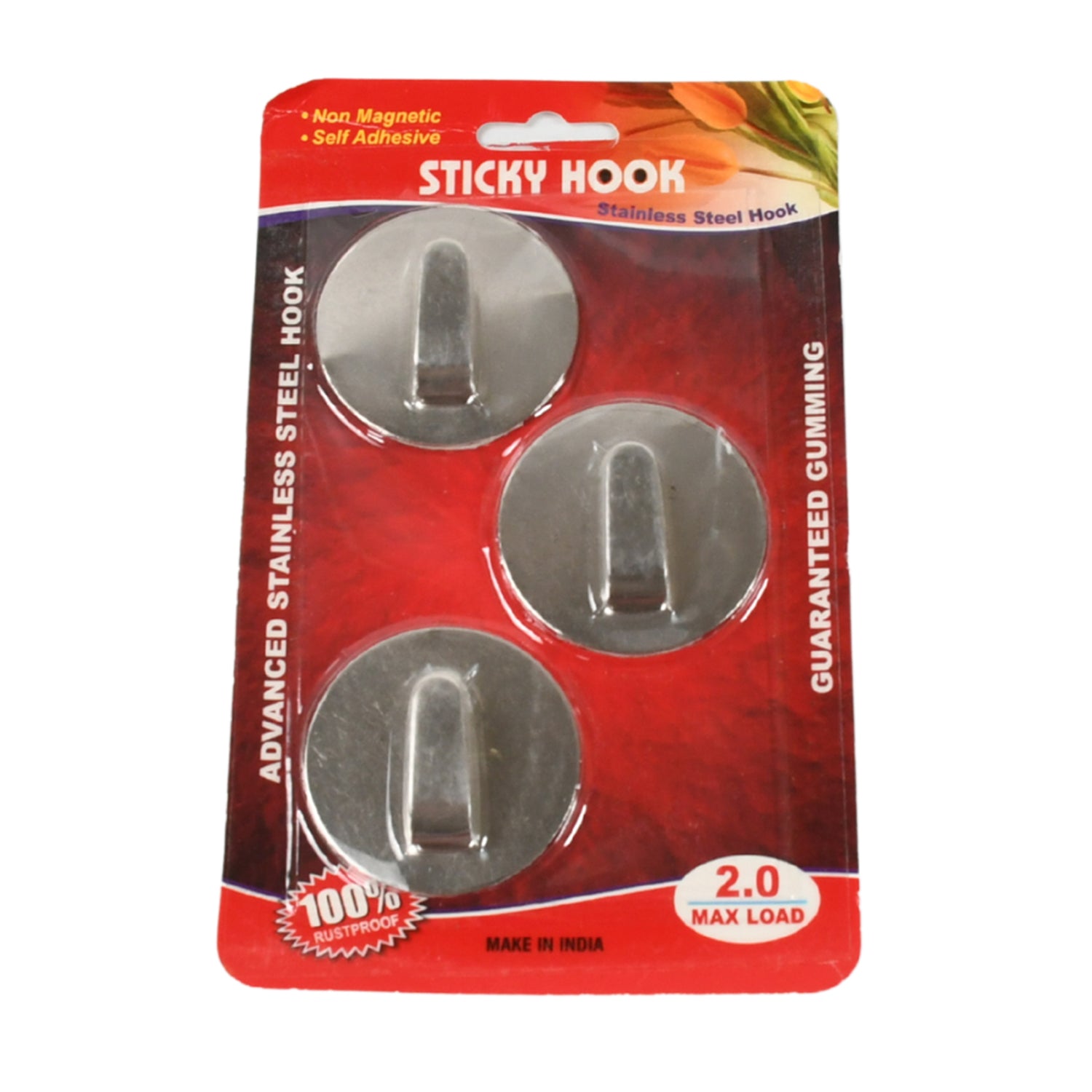 Self- Adhesive Hooks Heavy Duty Wall Hooks