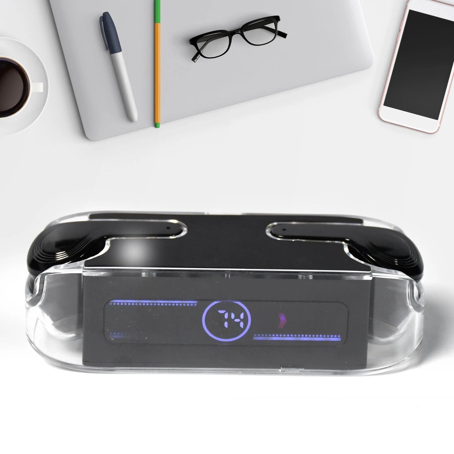 6705 Earphones With Touch Control Black Bluetooth M12 Max Wireless Technology Stereo Sound Made With High-end Material by Wukusy
