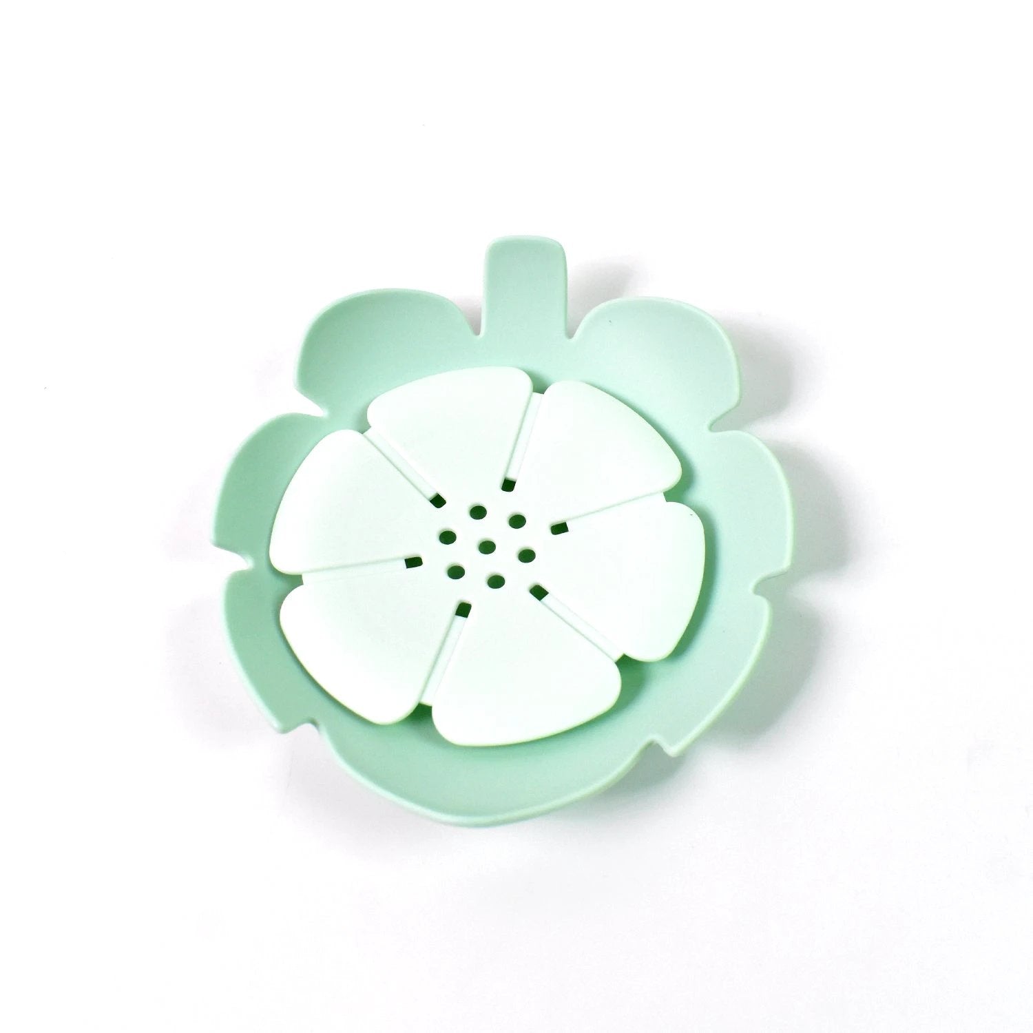 Plastic Flowers Soap Dish Bathroom Accessories Set Shower Gift (1 Pc) - 69kart