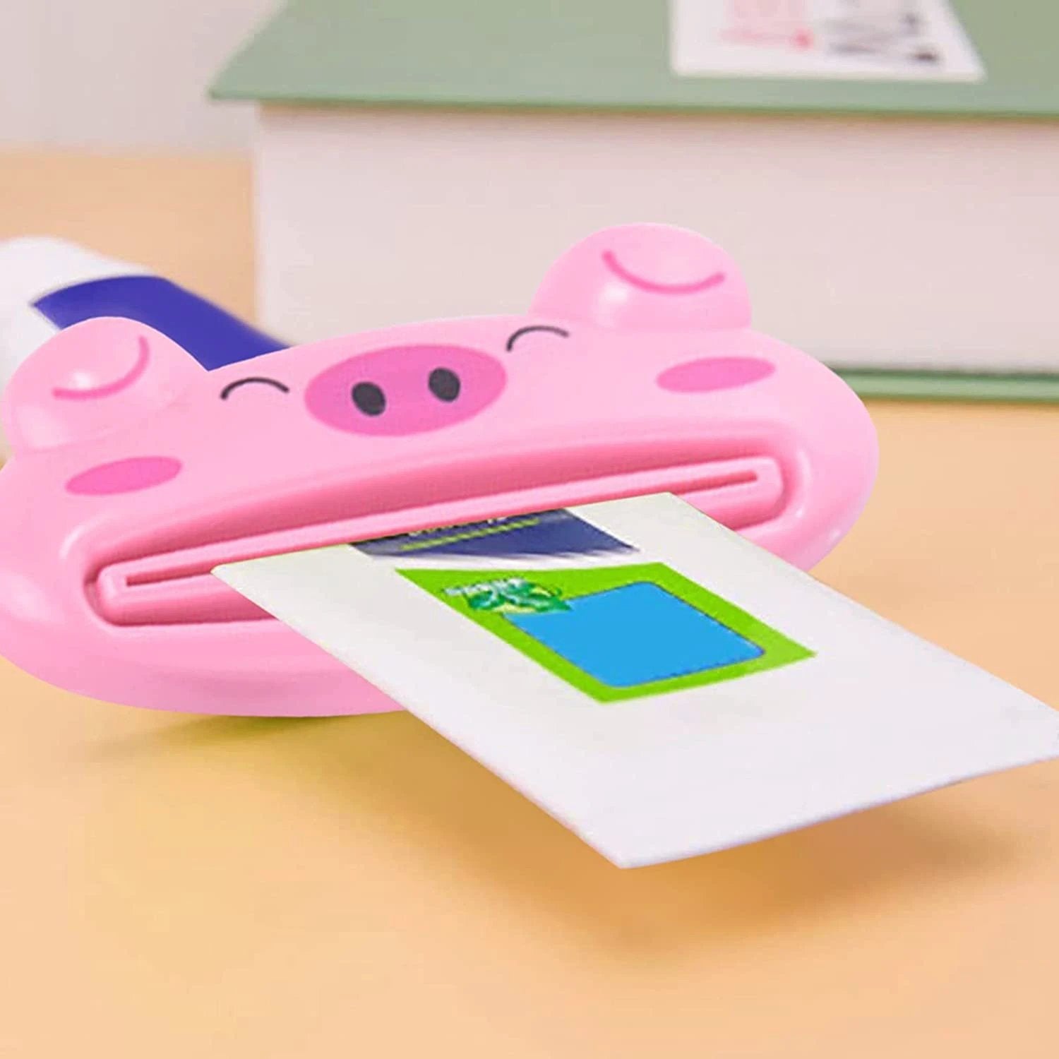 4876 Toothpaste Tube Squeezer 3.5inch Animal Toothpaste Squeezer Tube Squeezer Toothpaste Clip For Extruding Toothpaste Facial Washing Milk Tomato Sauce And Other Tubular Items ( 1 Pc ) - 69kart