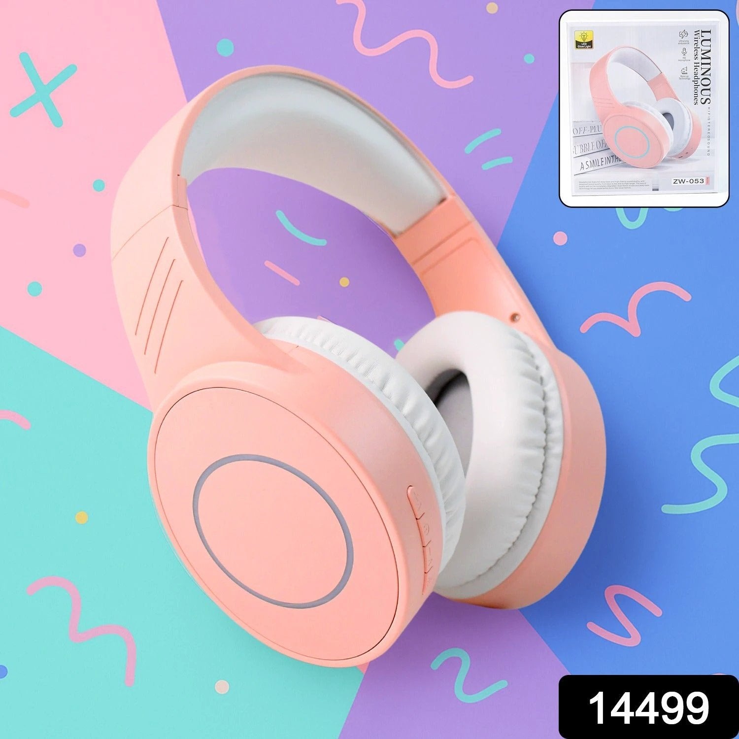 Wireless Over-ear Bluetooth Headphones (Zw-053) by Wukusy