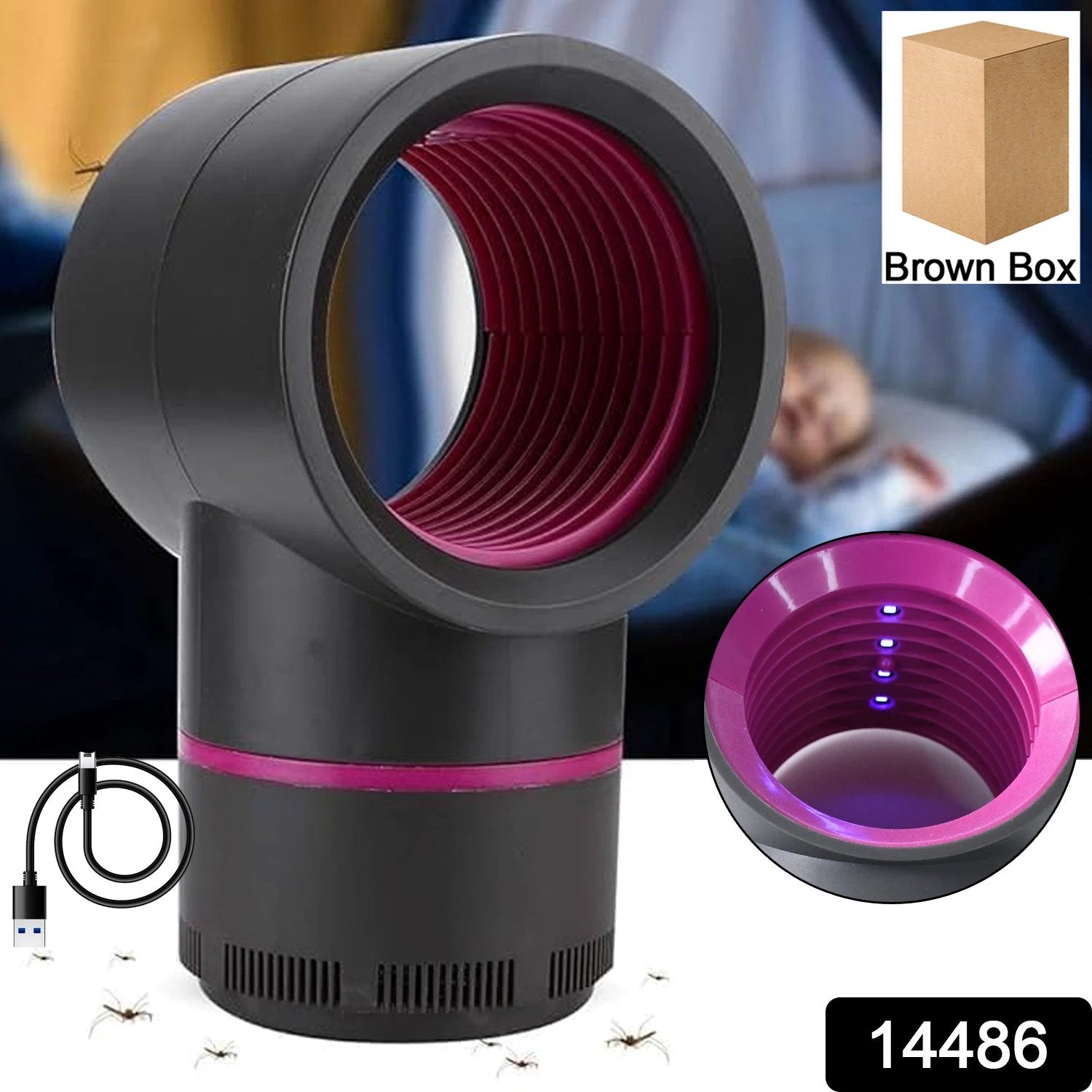 Usb Electric Mosquito Killer Lamp by Wukusy