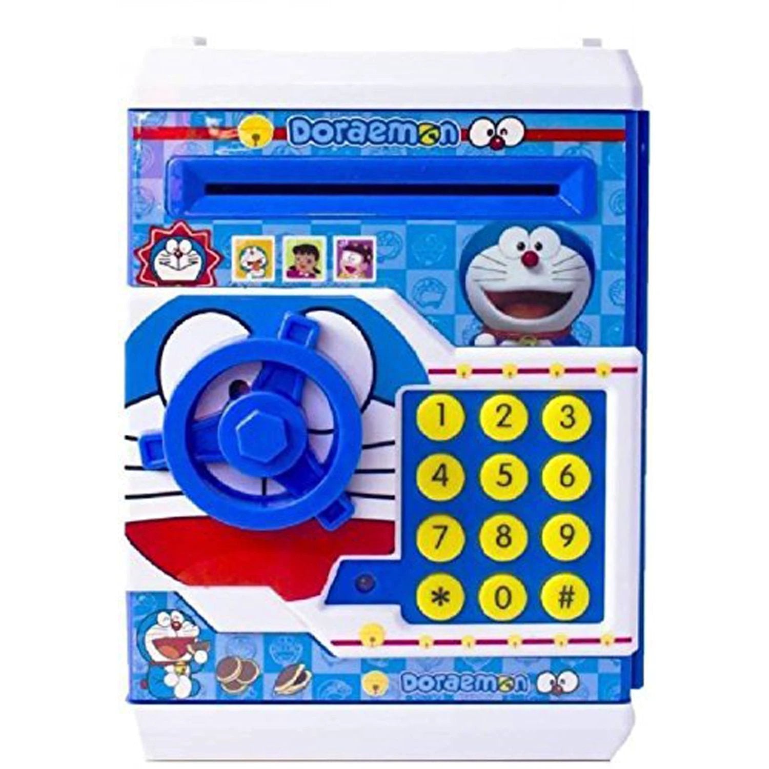 4508 Money Safe Atm Kids Piggy Savings Bank With Electronic Lock Piggy Bank Atm With Password Cartoon Piggy Bank For Kids - 69kart