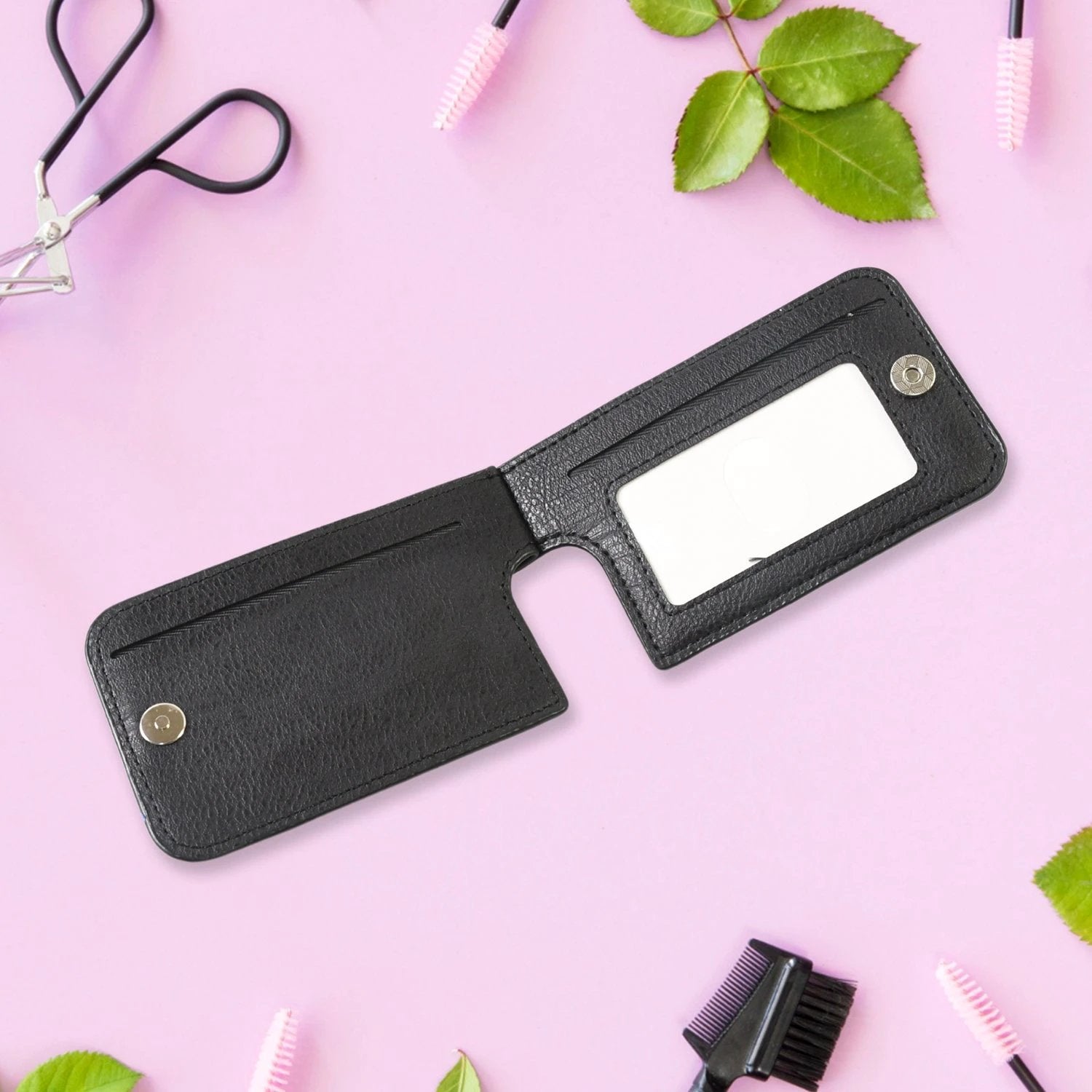 Black Adhesive Card Phone Holder Card Wallet Phone Attachment (1 Pc) by Wukusy