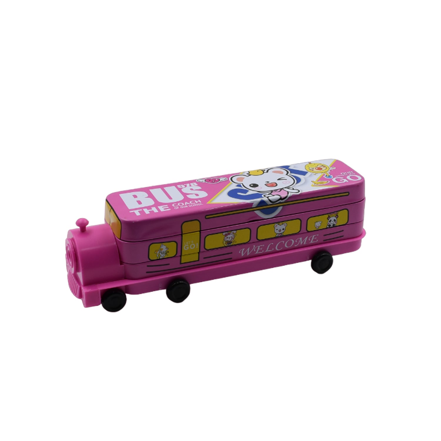 Double Decker Magic Bus Compass Pencil Box