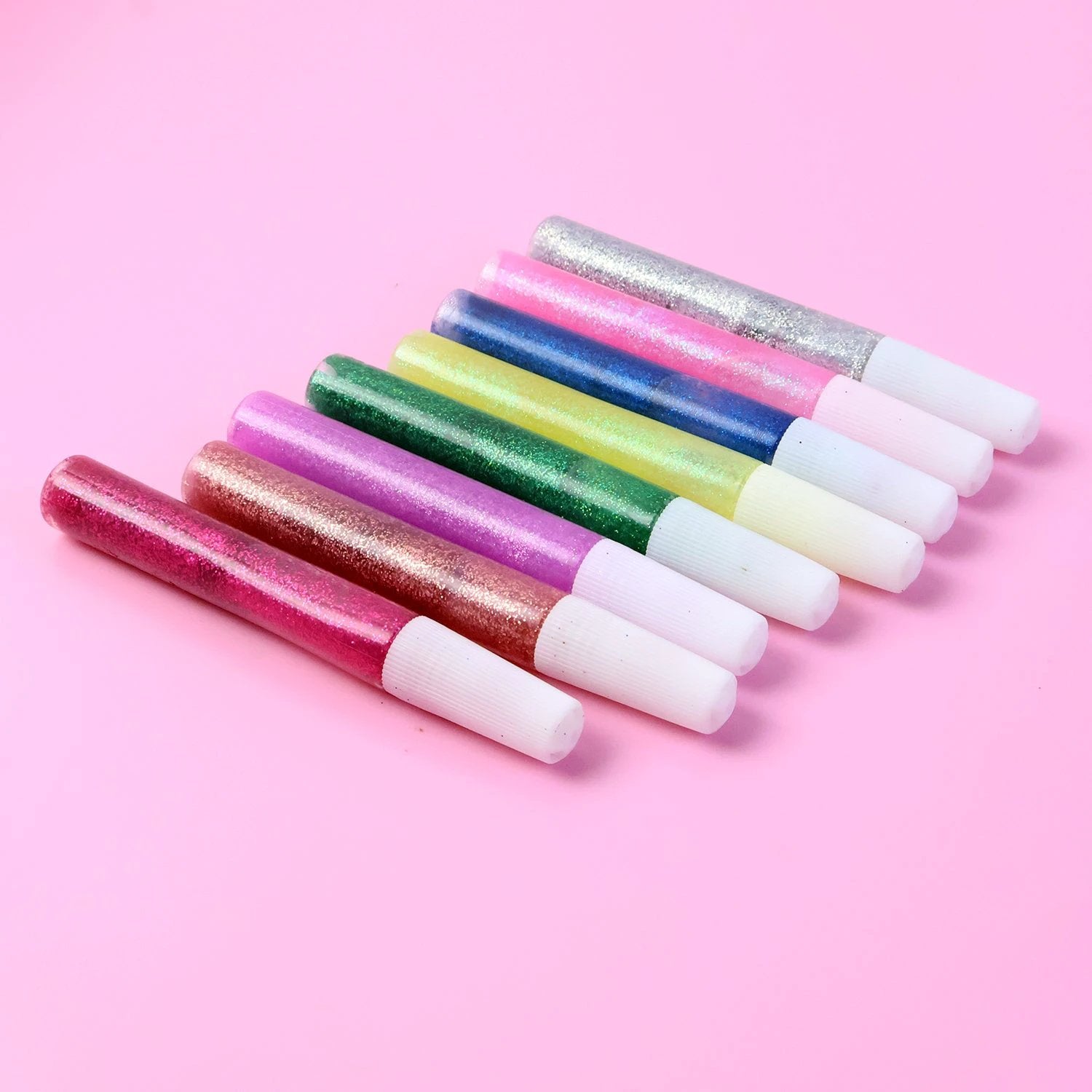 Diy Multi-color Glitter Craft Glue Pen Set (10ml  8 Pc) - 69KART