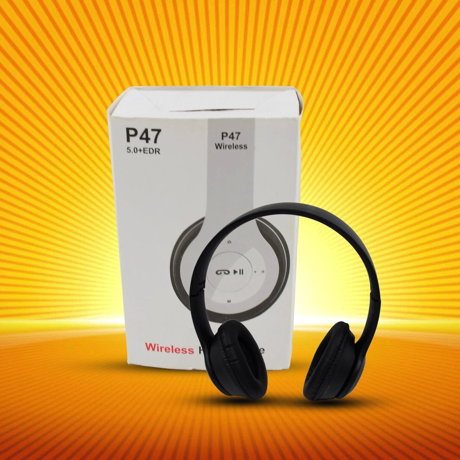 Foldable Wireless Headphone With Calling Function (1 Pc) by Wukusy
